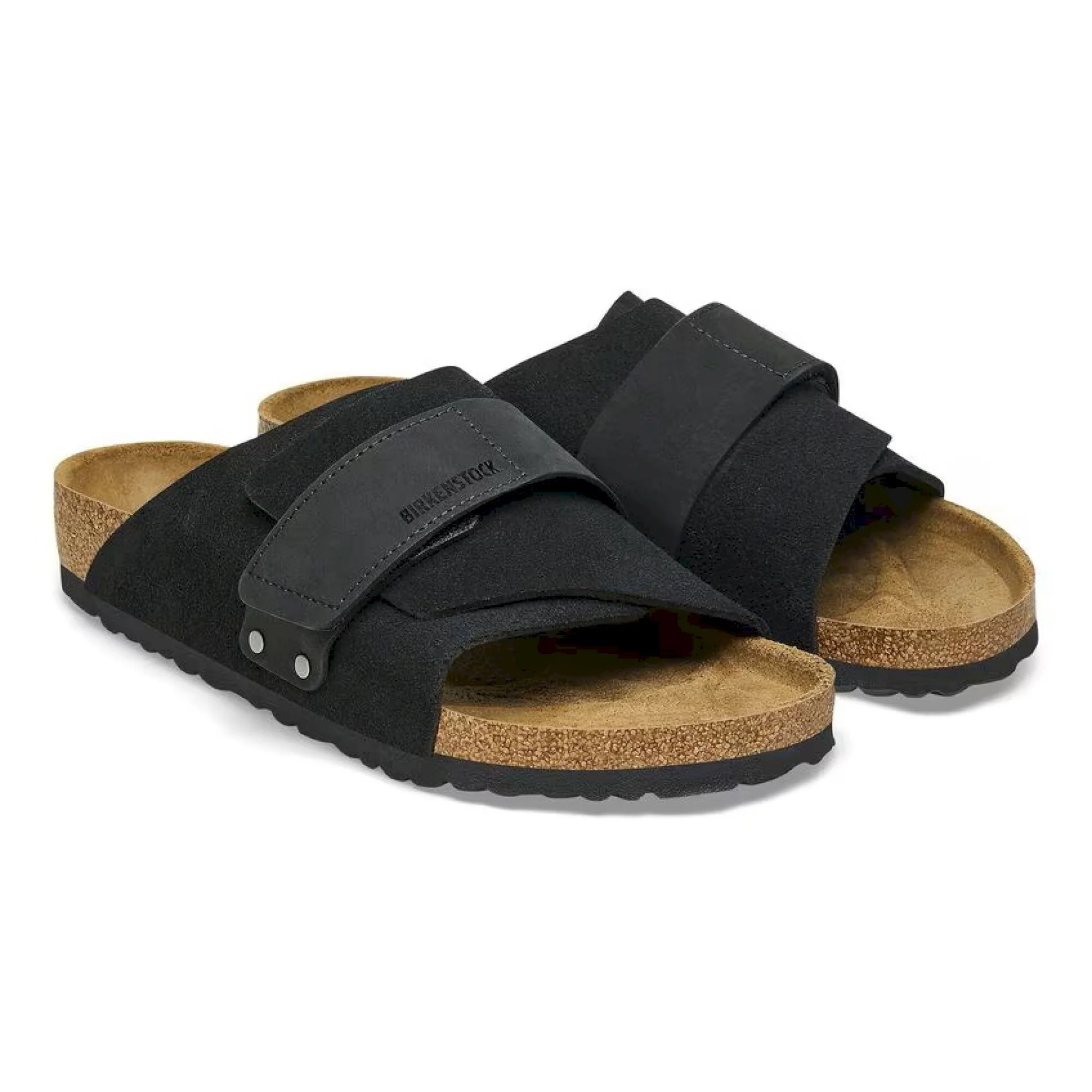 Kyoto nubuck/pelle scamosciata - black calz.s - immagine 3