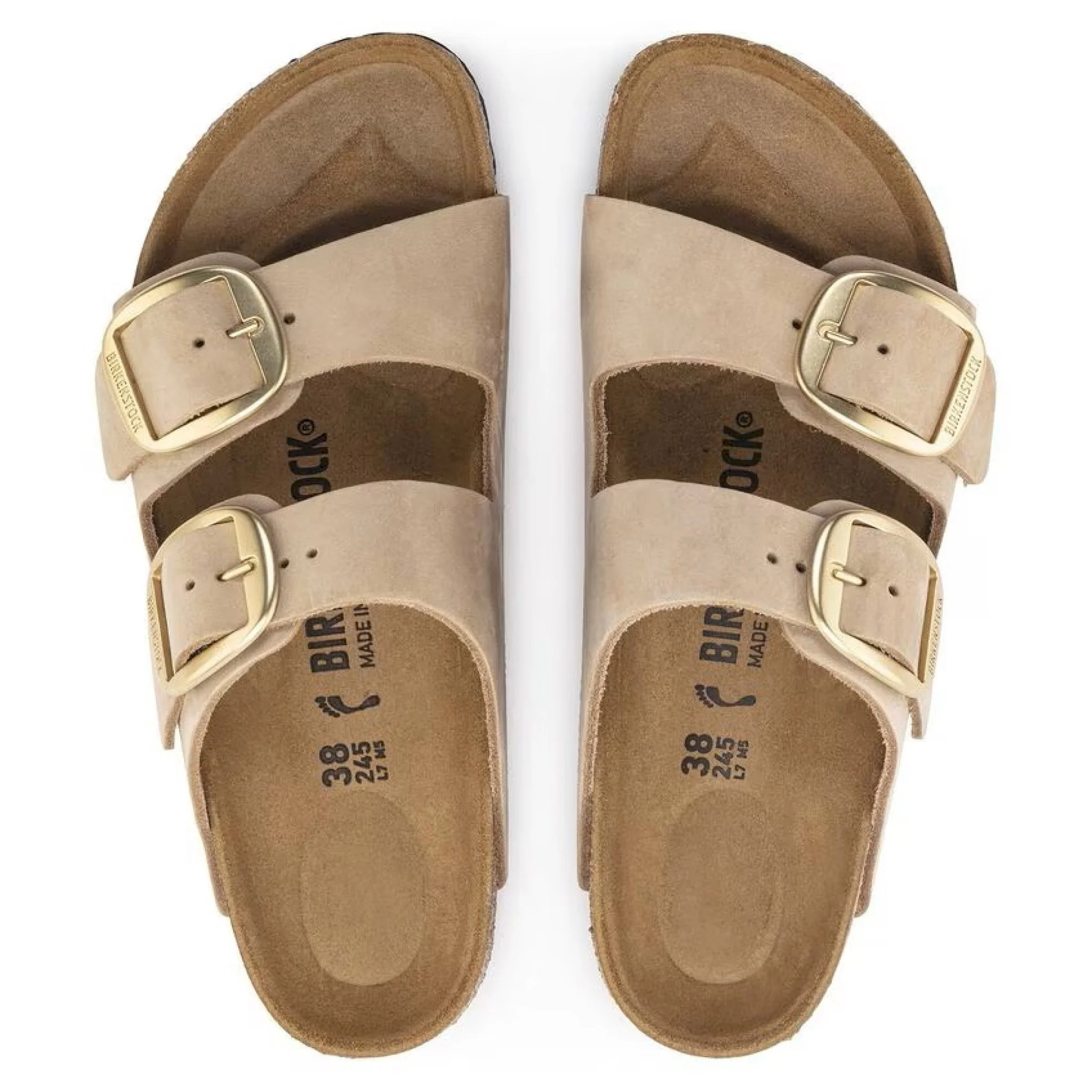 arizona big buckle pelle nubuck - sandcastle calz.s - immagine 6