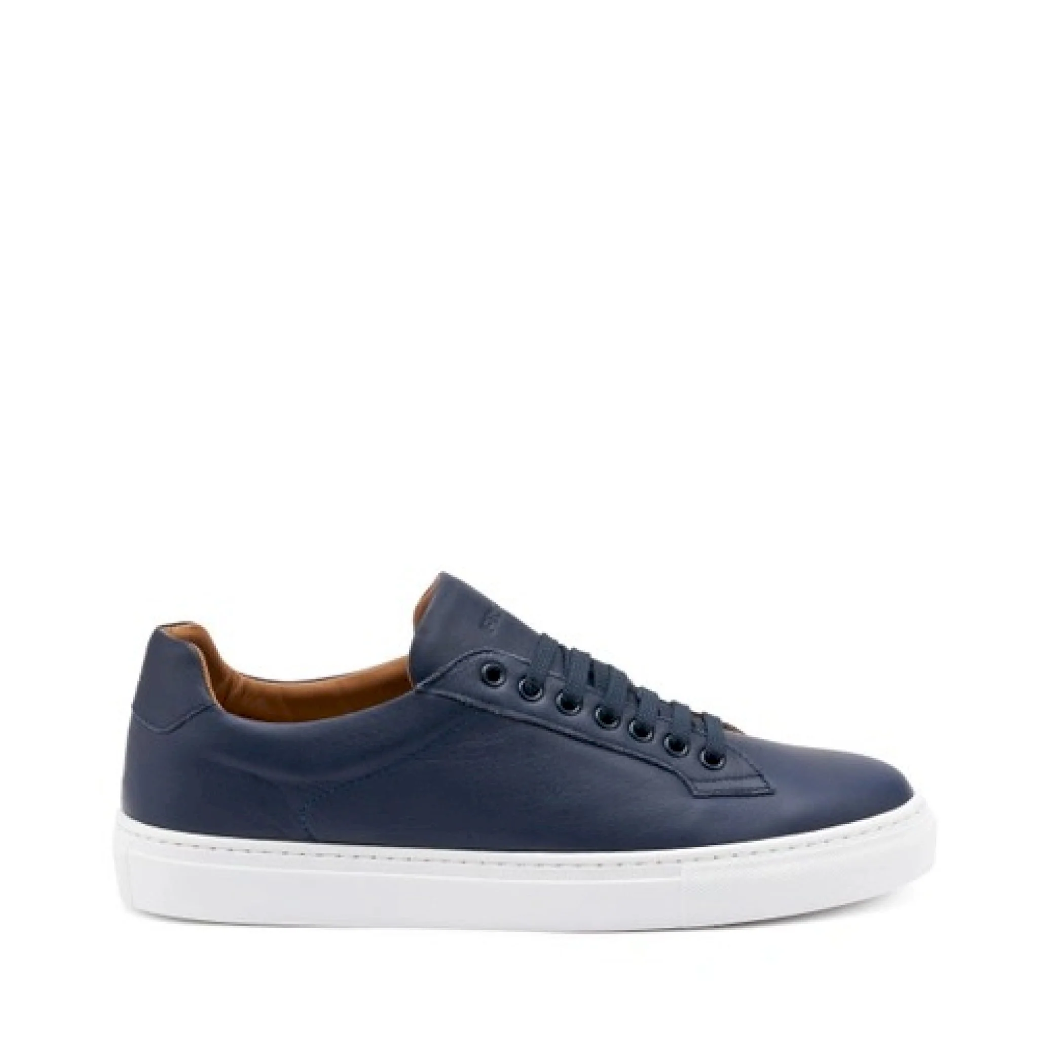 Sneaker basic in pelle - immagine 7
