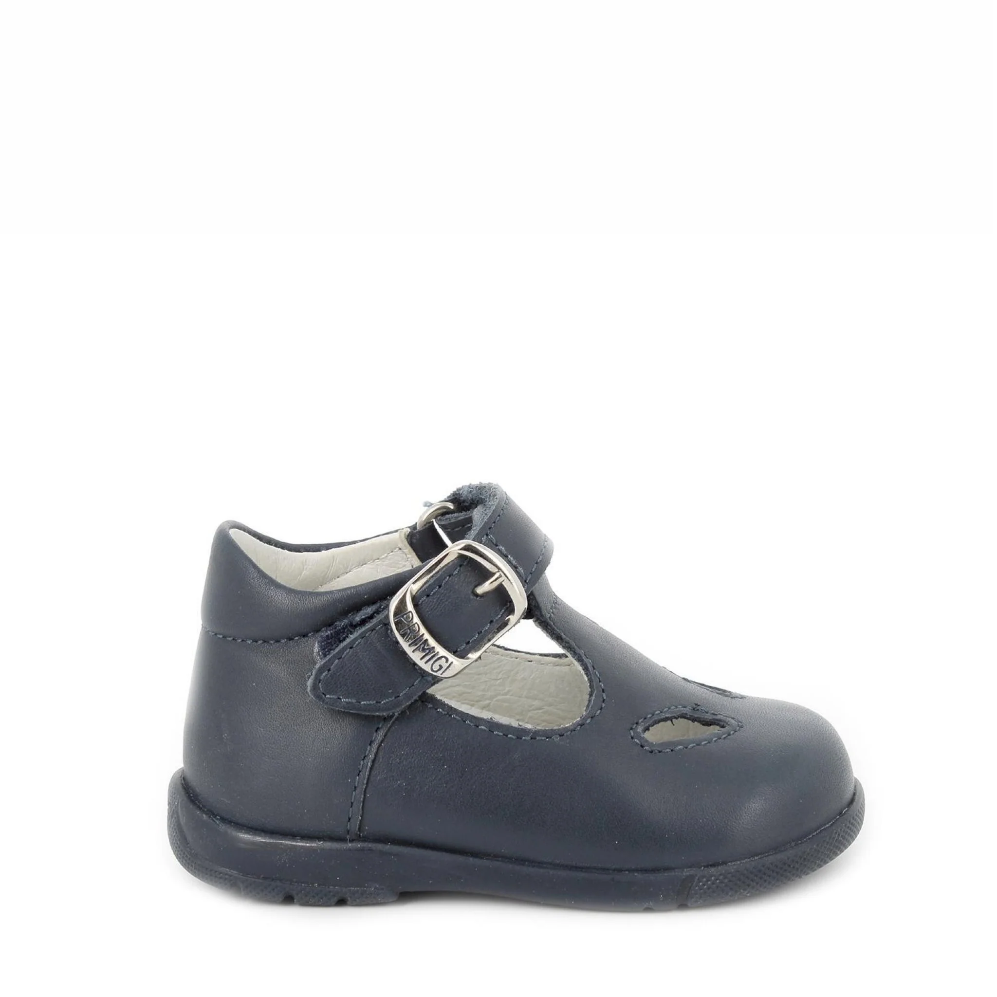 Scarpa in pelle per bambino blu - immagine 2