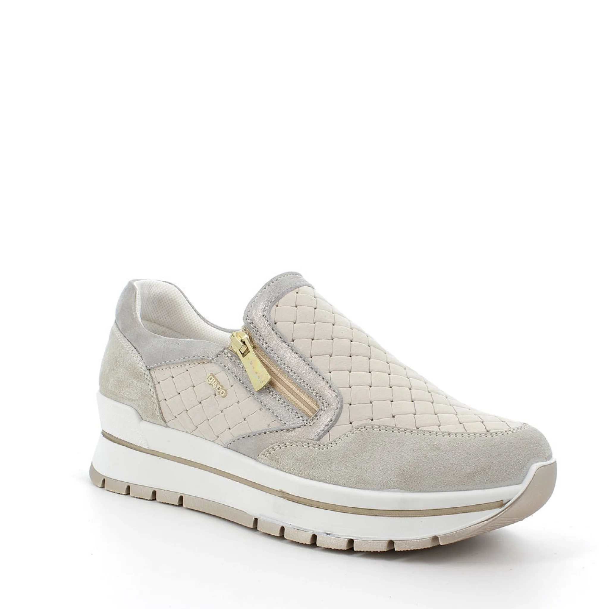 Slip on in pelle da donna - immagine 3