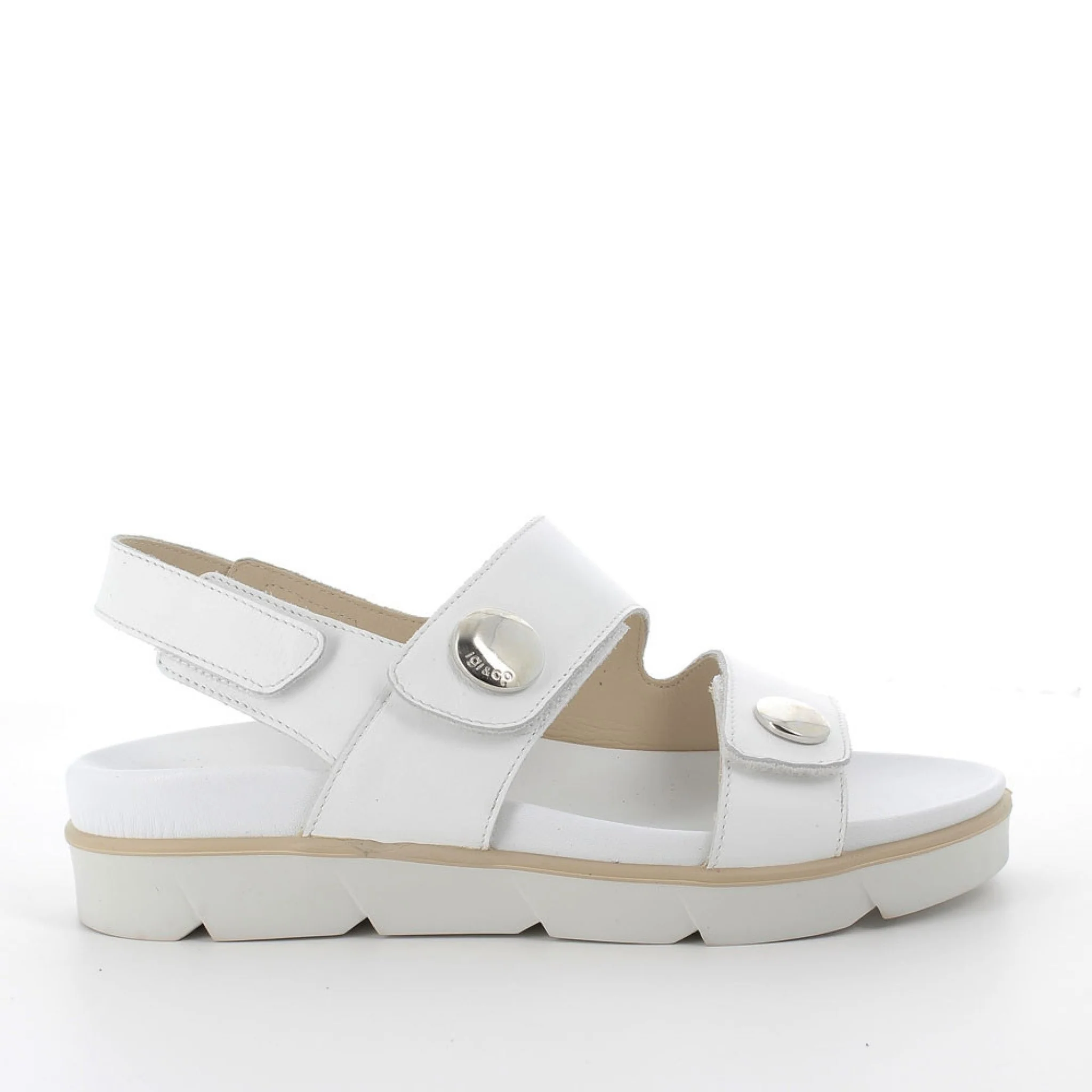 Donna delia sandalo 3 velcri - immagine 5