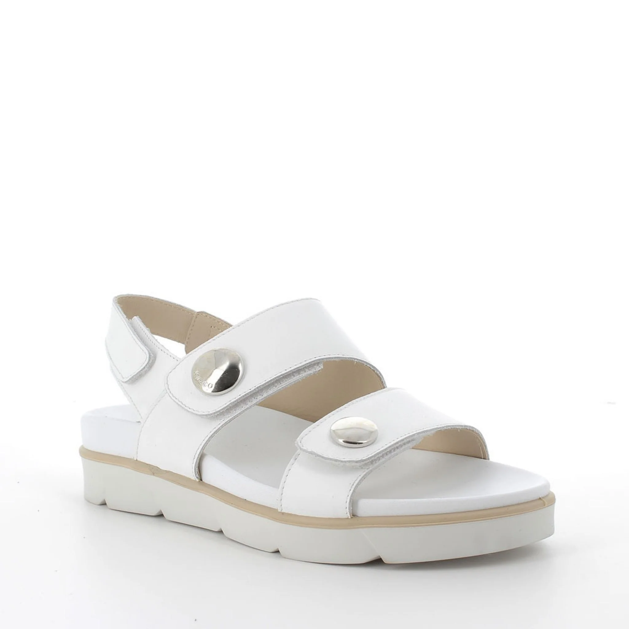 Donna delia sandalo 3 velcri - immagine 6