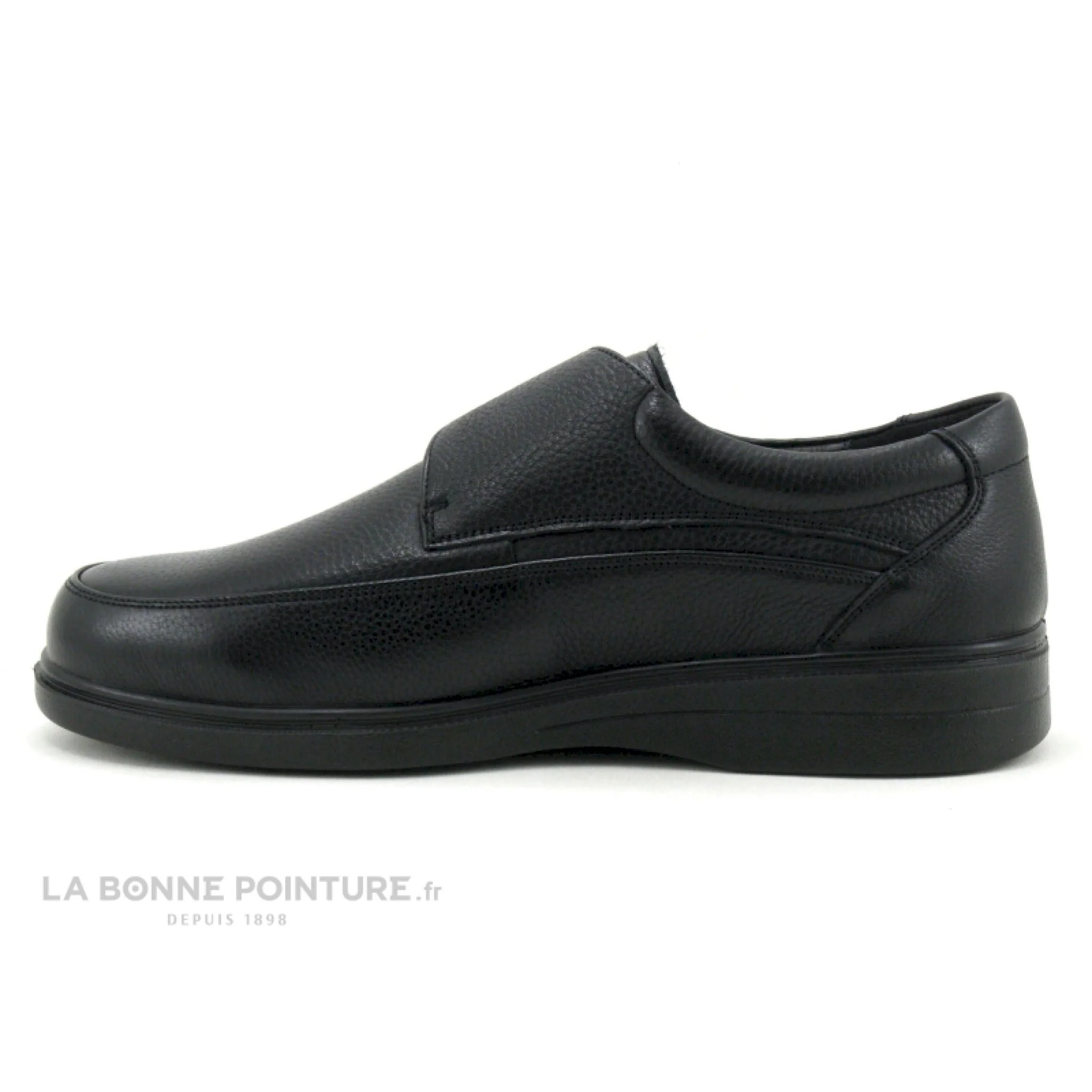 G comfort a-903 schwarz black - scarpa da uomo con cinturino in velcro - immagine 3