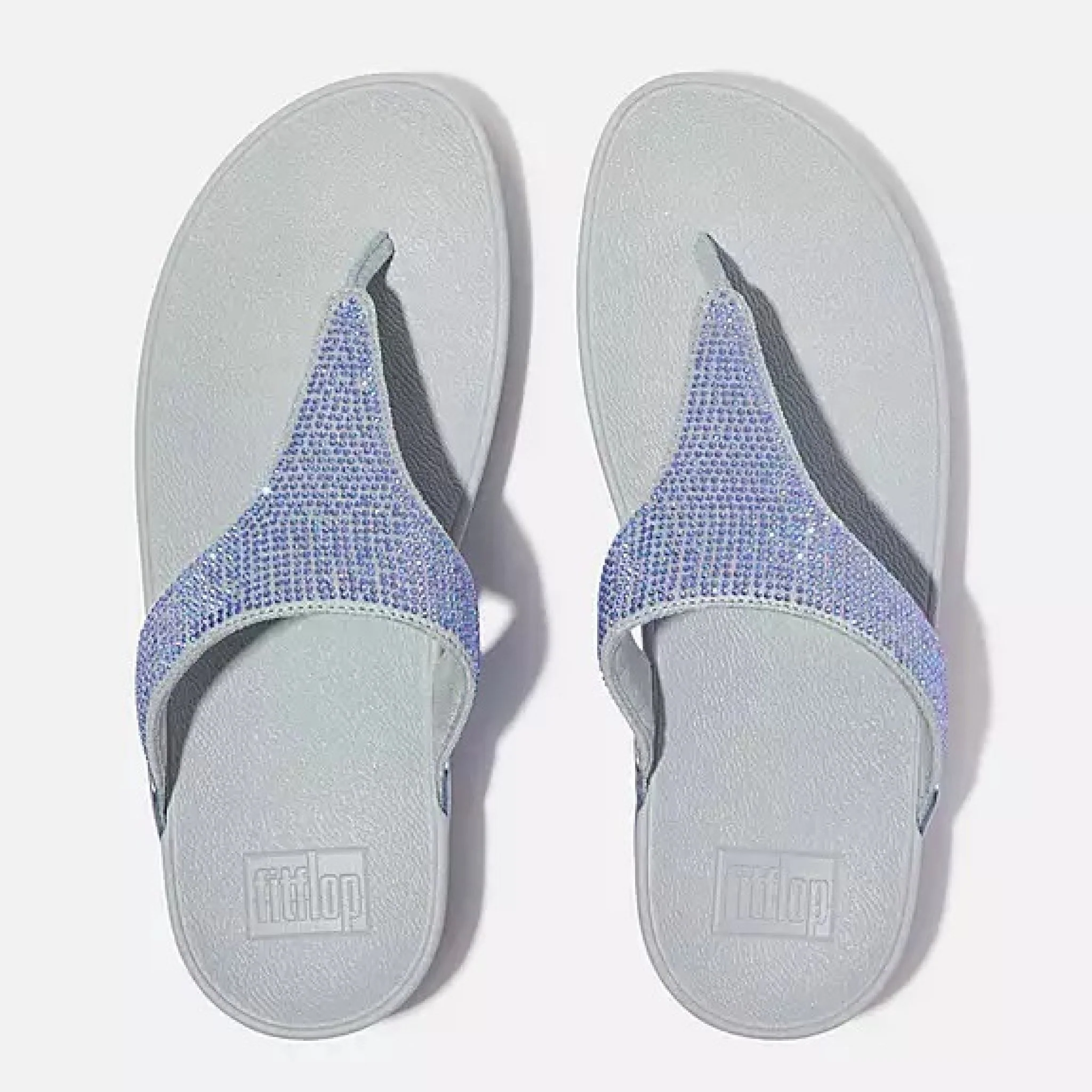 Lulu sandali infradito con strass - immagine 3