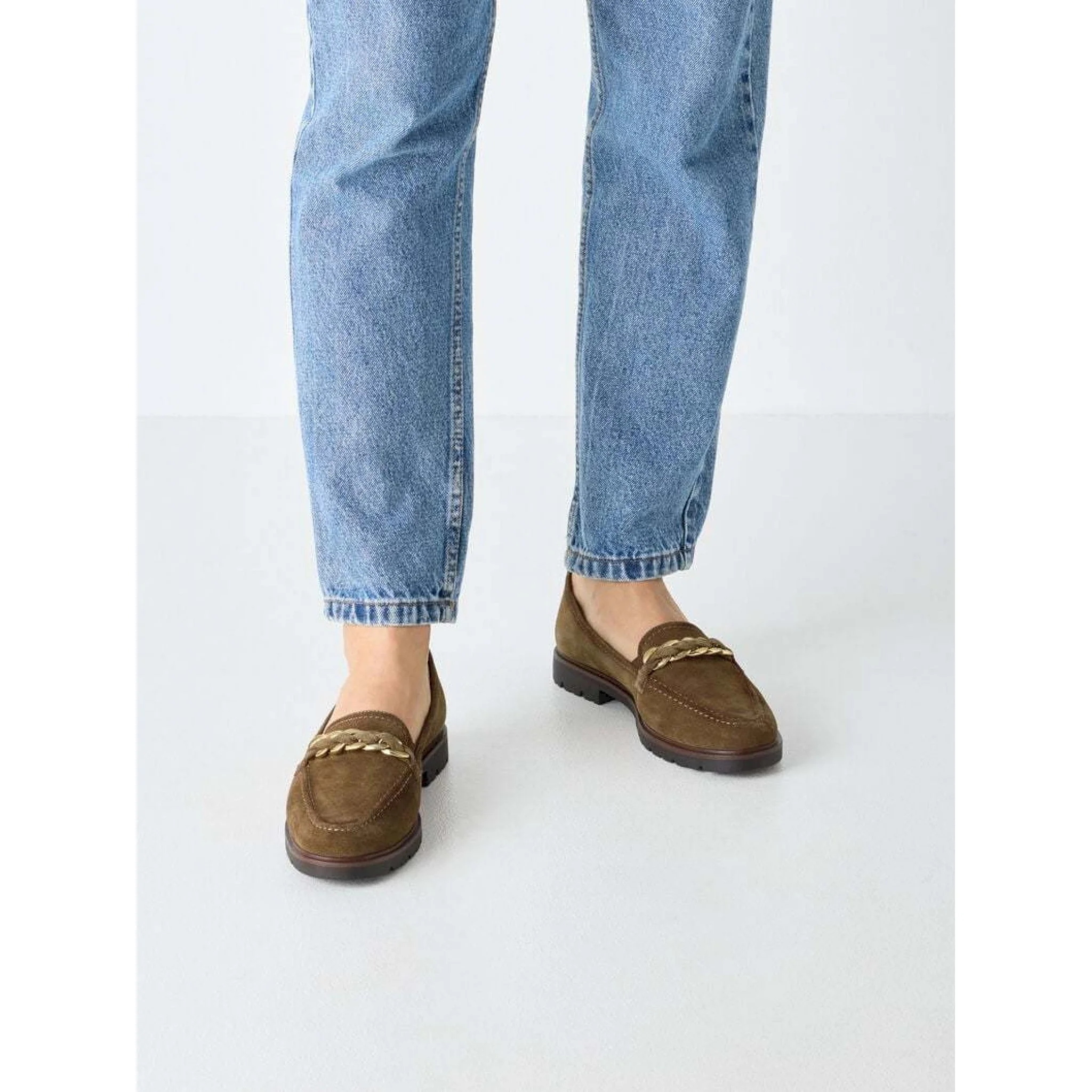 Mocassino con inserto - immagine 4