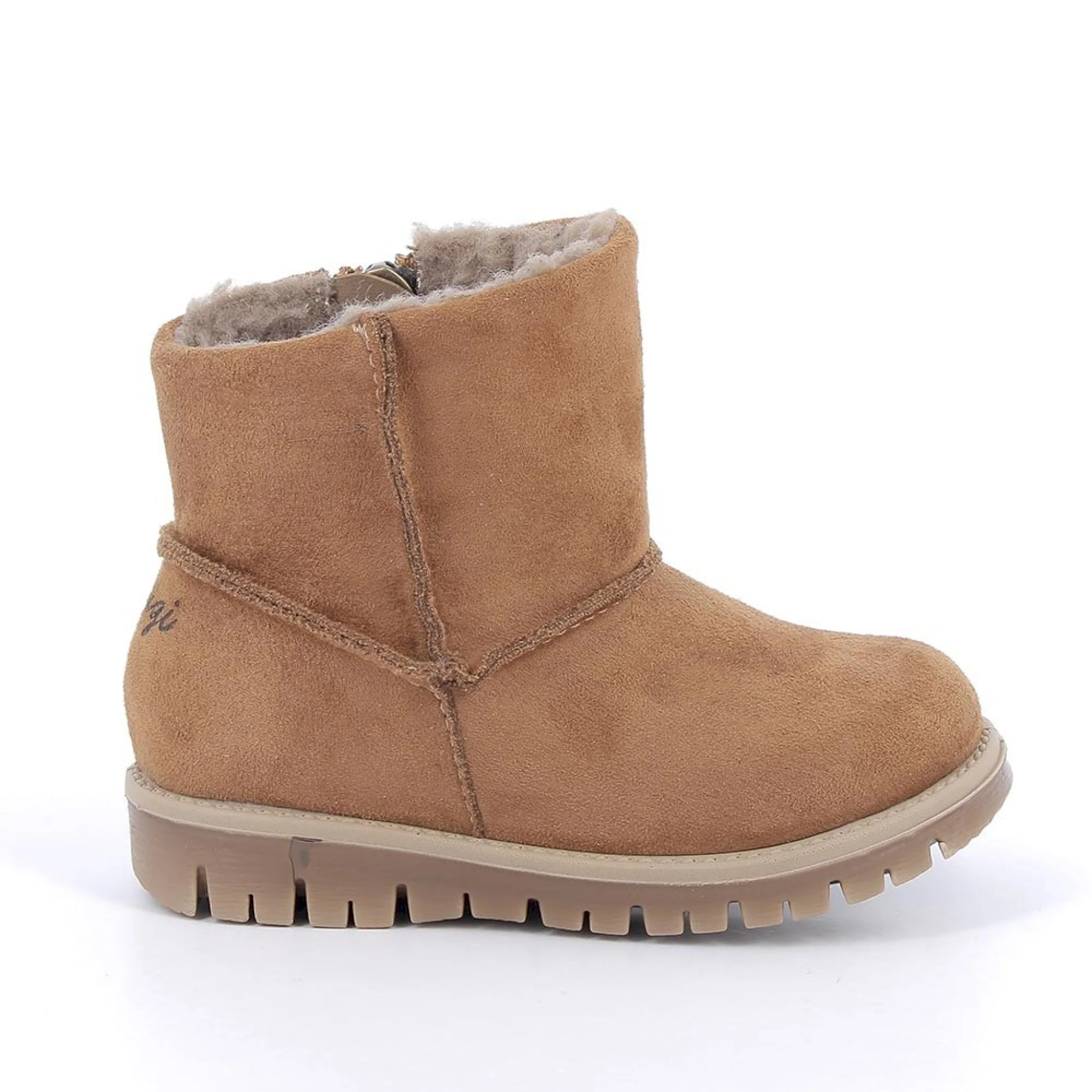 Stivaletti da bambina rosa con zip - immagine 5