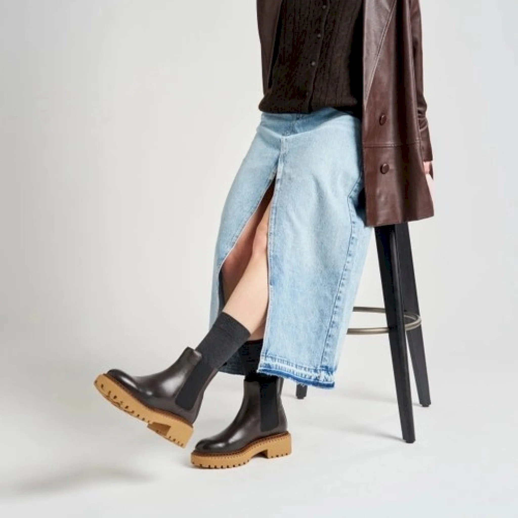 Beatles in pelle con doppio guardolo - immagine 7