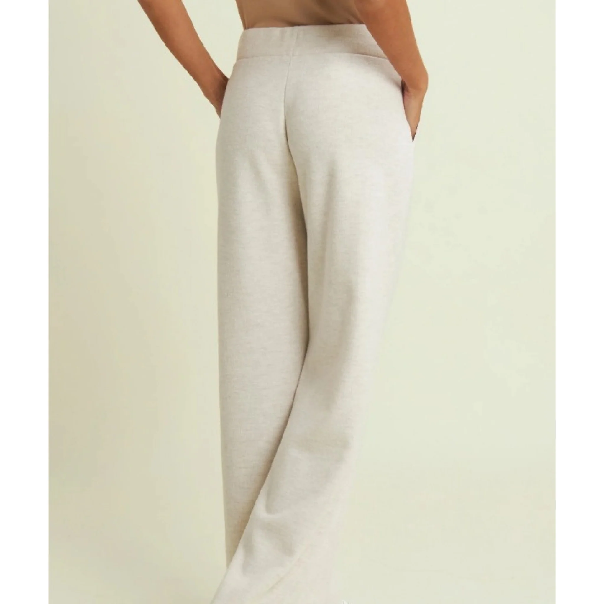 Freddy pantaloni donna wide leg effetto tricot - immagine 3