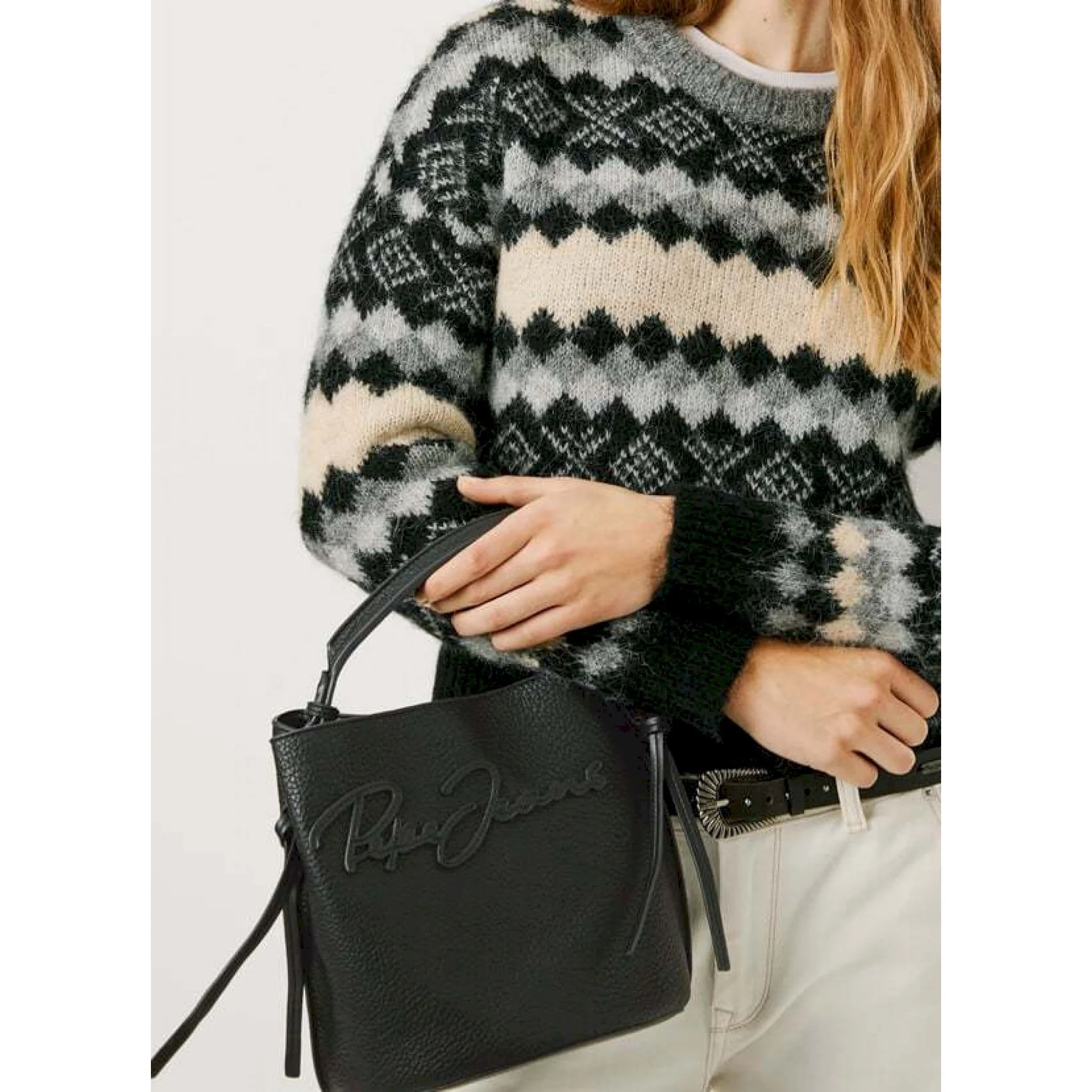 Pepe jeans borsa a secchiello similpelle - immagine 6