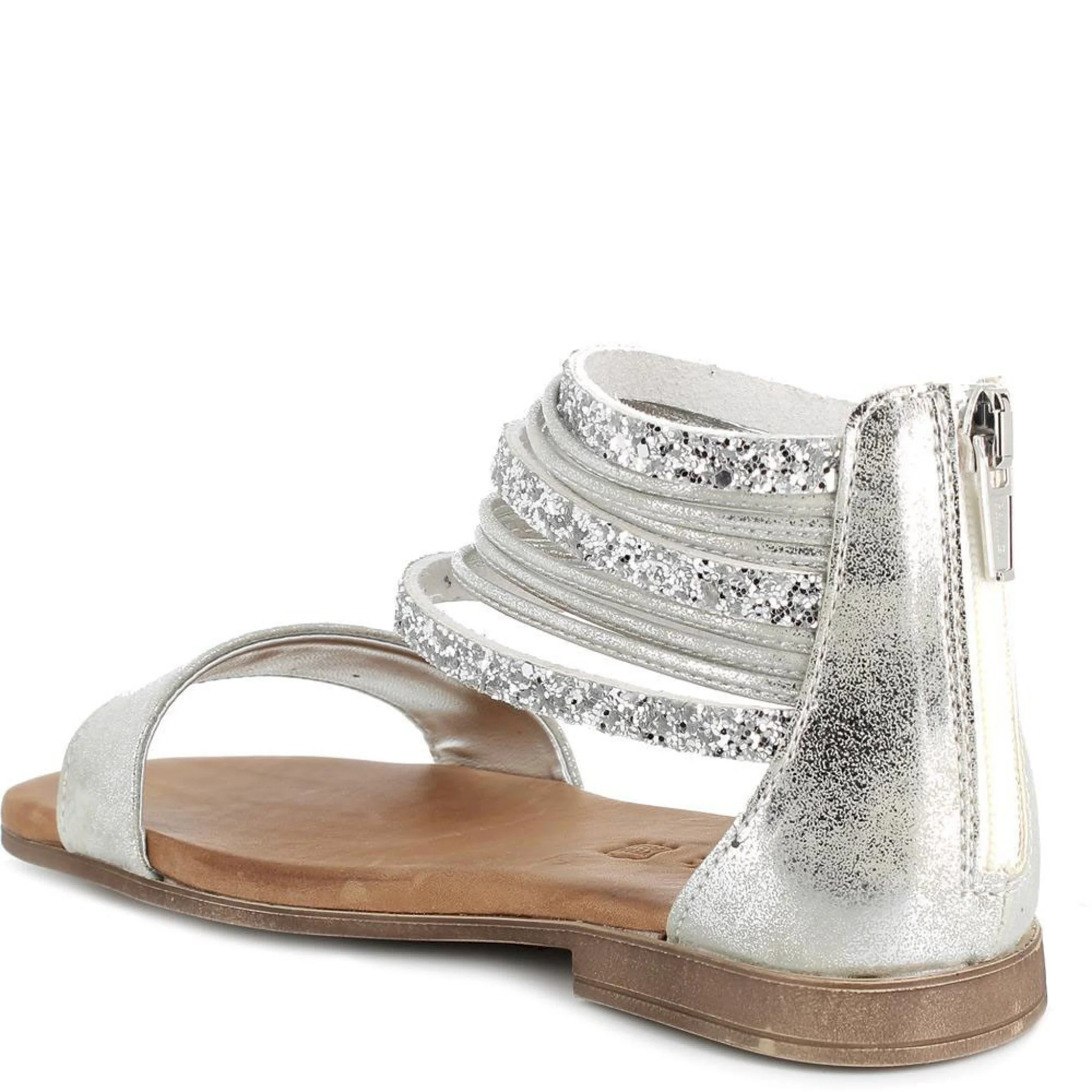 Sandalo da bambina argento - immagine 4