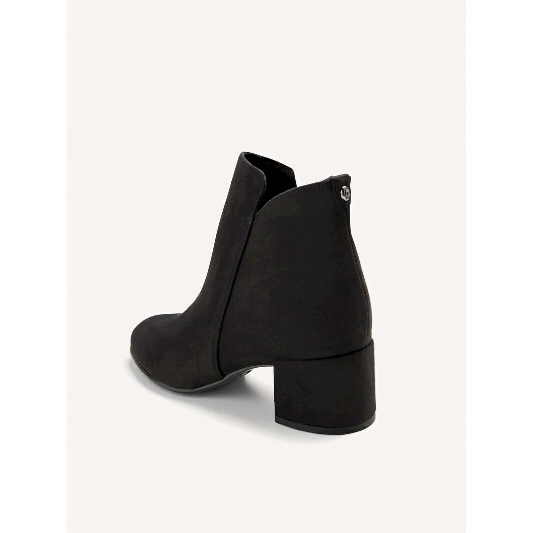 Stivaletto in camoscio con tacco - immagine 4