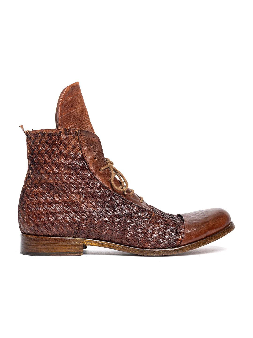 Stivaletti derby in agnello cuoio 2580/60 - immagine 2