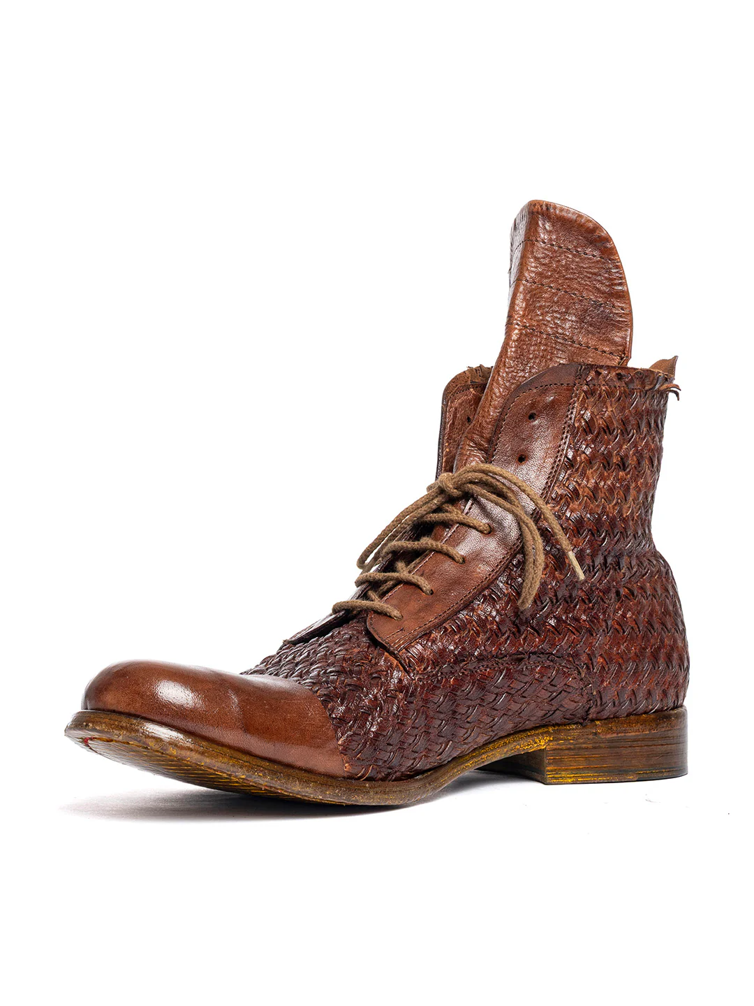 Stivaletti derby in agnello cuoio 2580/60 - immagine 4