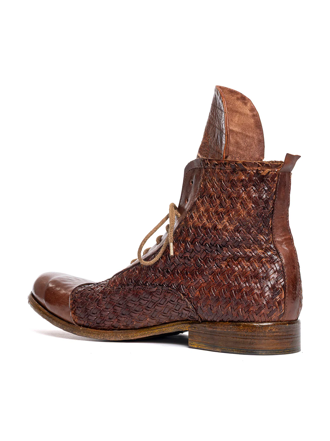 Stivaletti derby in agnello cuoio 2580/60 - immagine 5