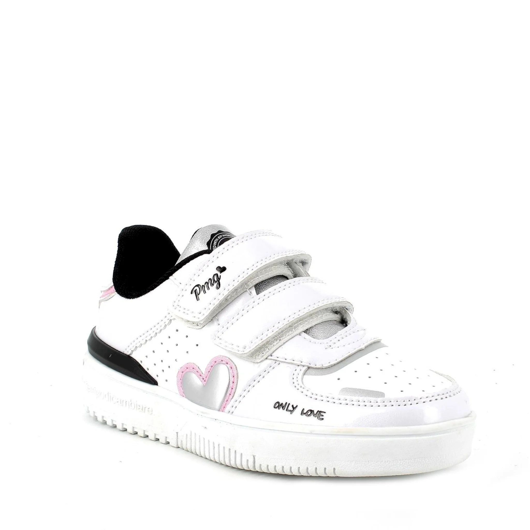 Sneakers da bambina bianco - immagine 3
