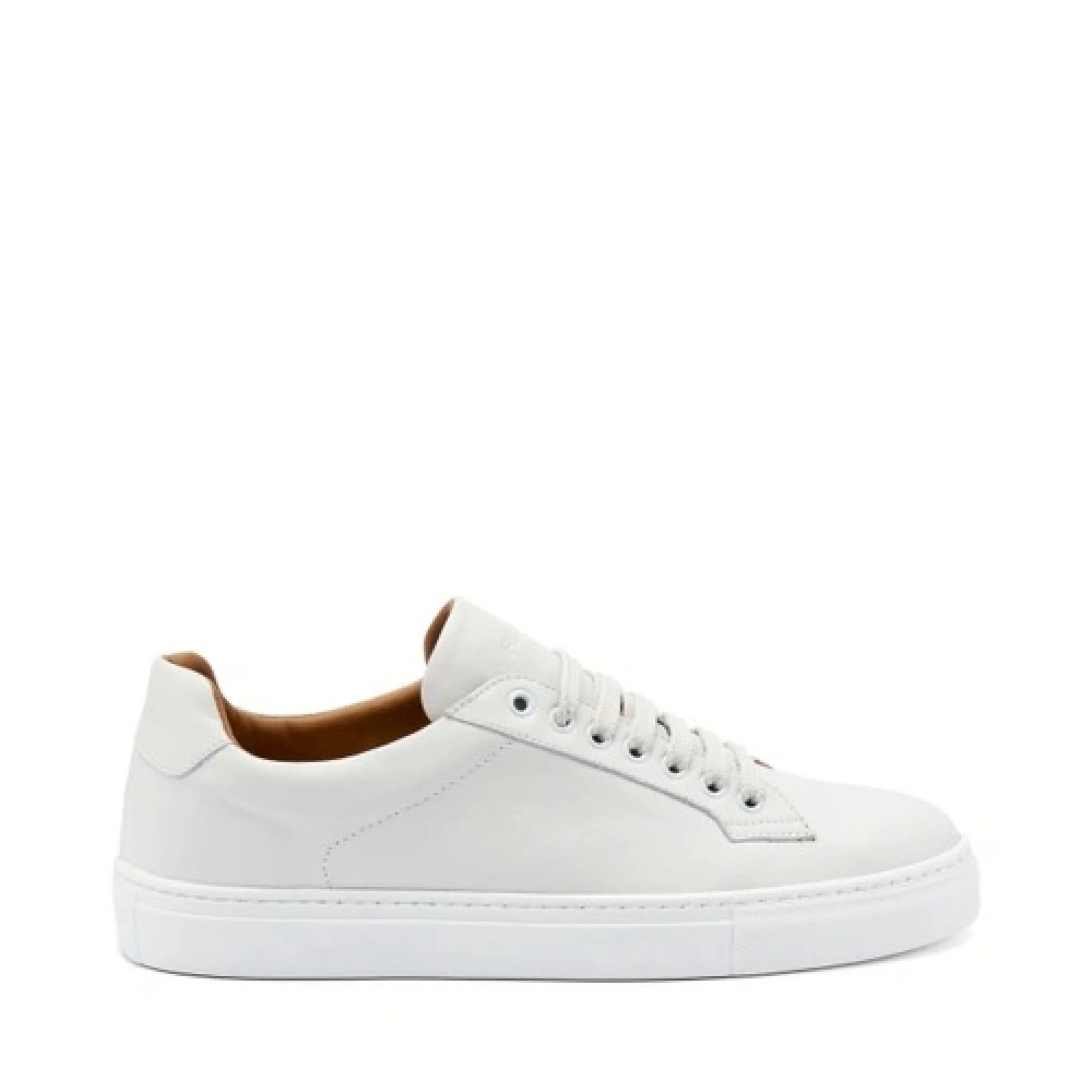 Sneaker basic in pelle - immagine 2