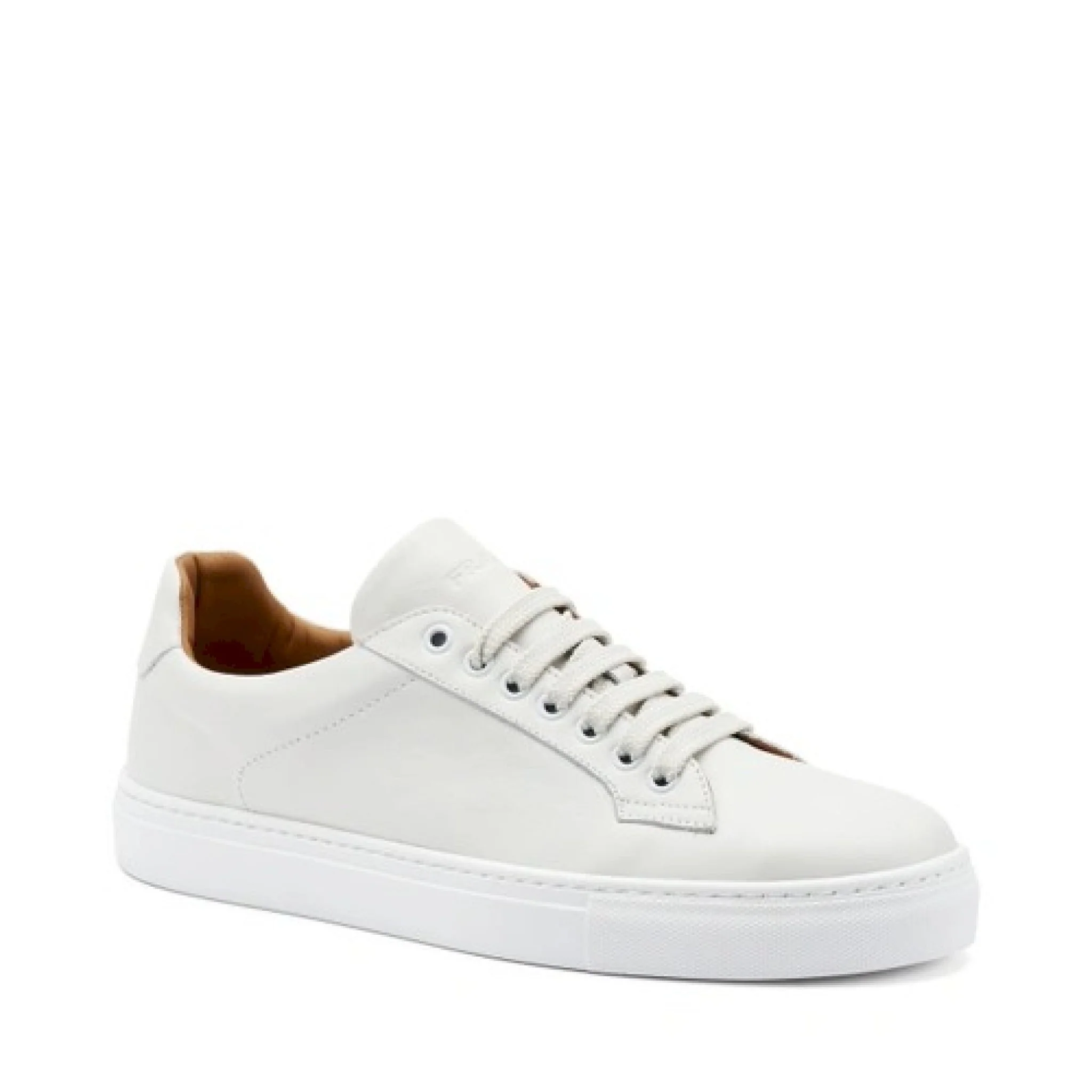 Sneaker basic in pelle - immagine 3