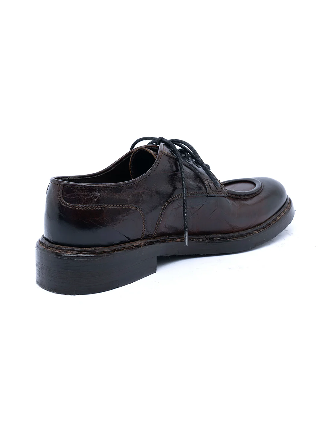 Derby in vitello cognac scuro 37340/18 - immagine 5