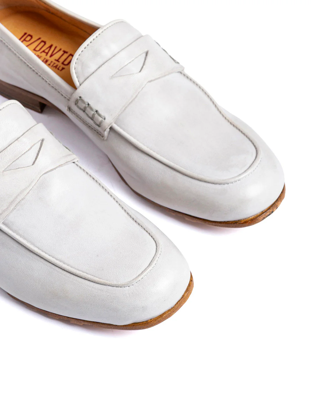 Mocassini in agnello oyster 37496/8 - immagine 7