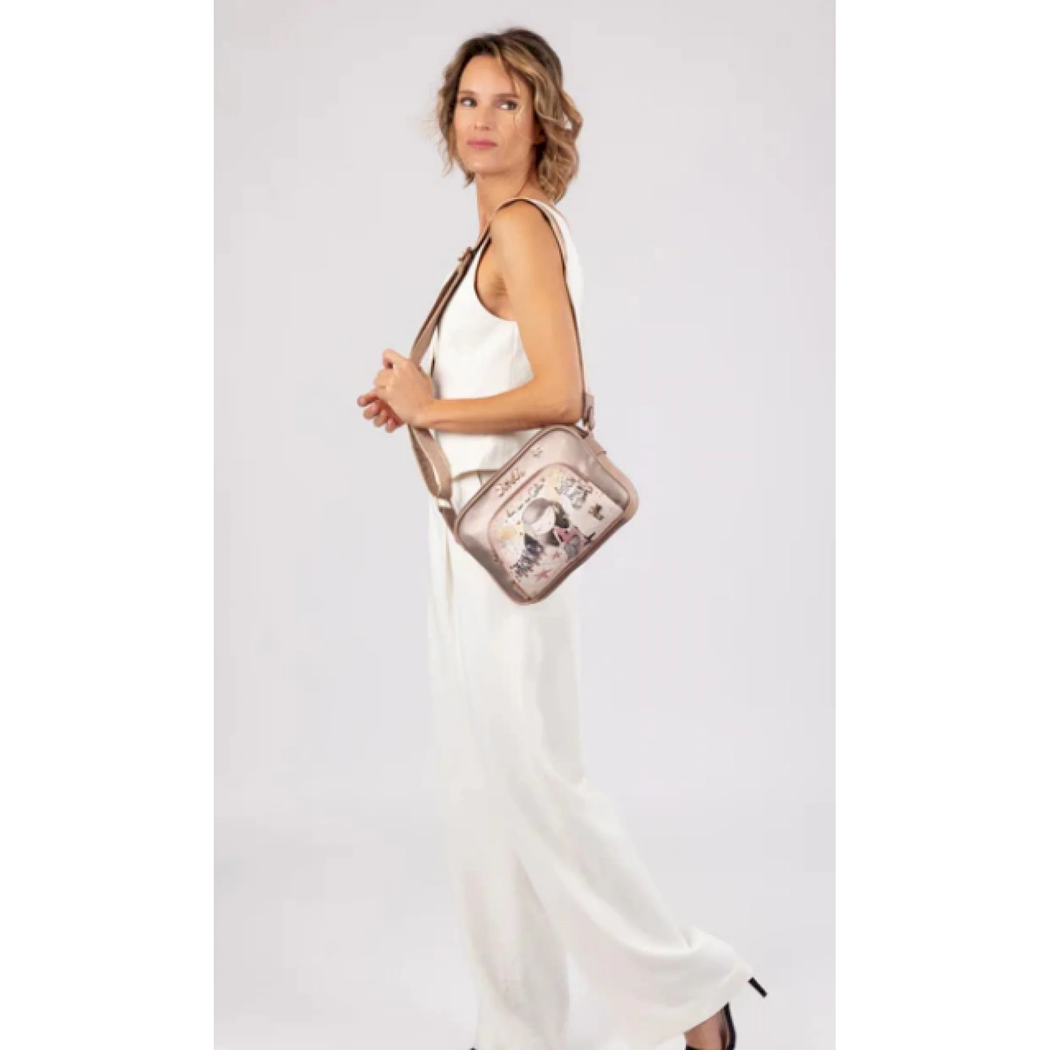 Anekke borsa a tracolla hollywood a doppio scomparto - immagine 3