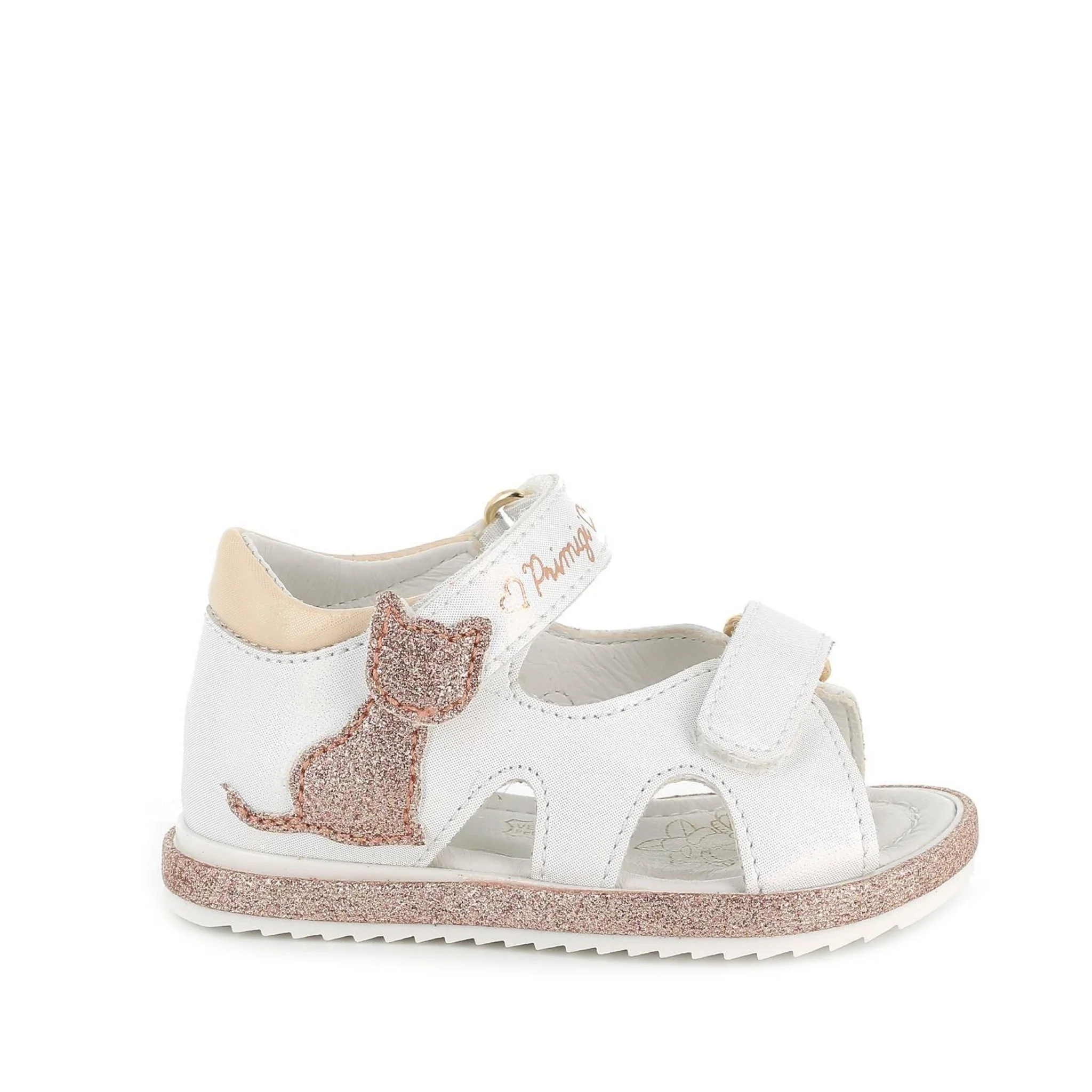 Sandalo per bambina bianco cangiante - immagine 2