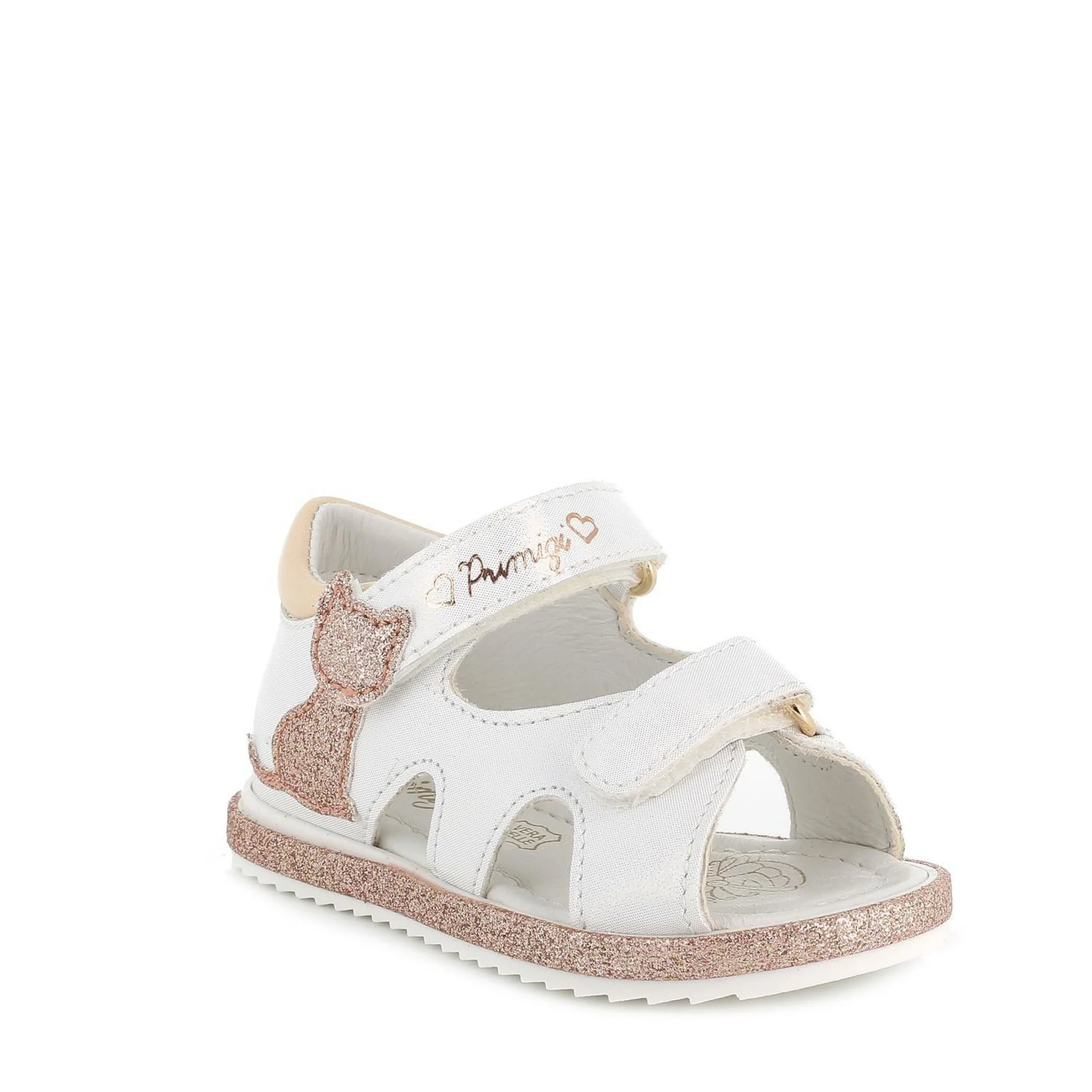 Sandalo per bambina bianco cangiante - immagine 3