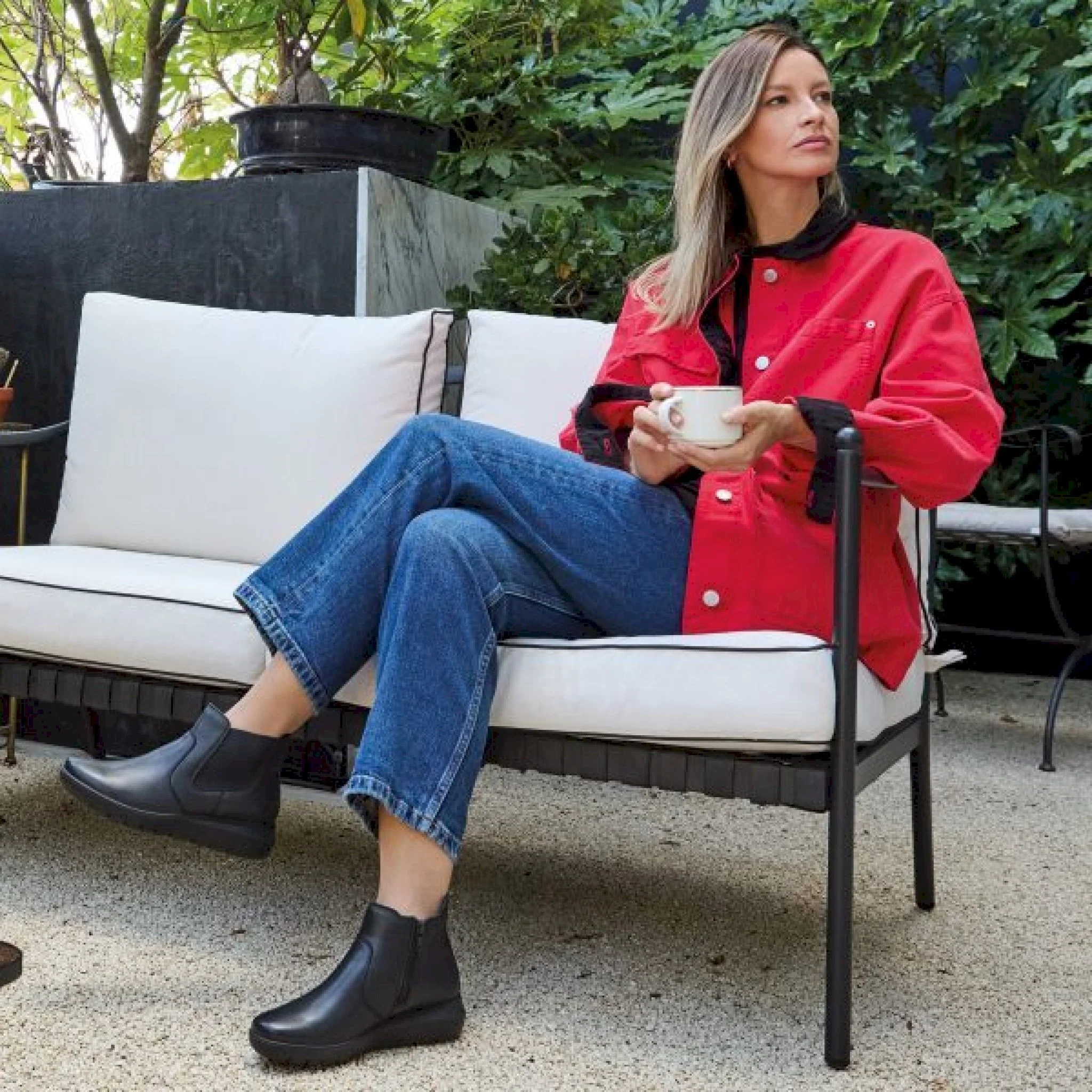 Stivaletti neri in pelle da donna - immagine 5