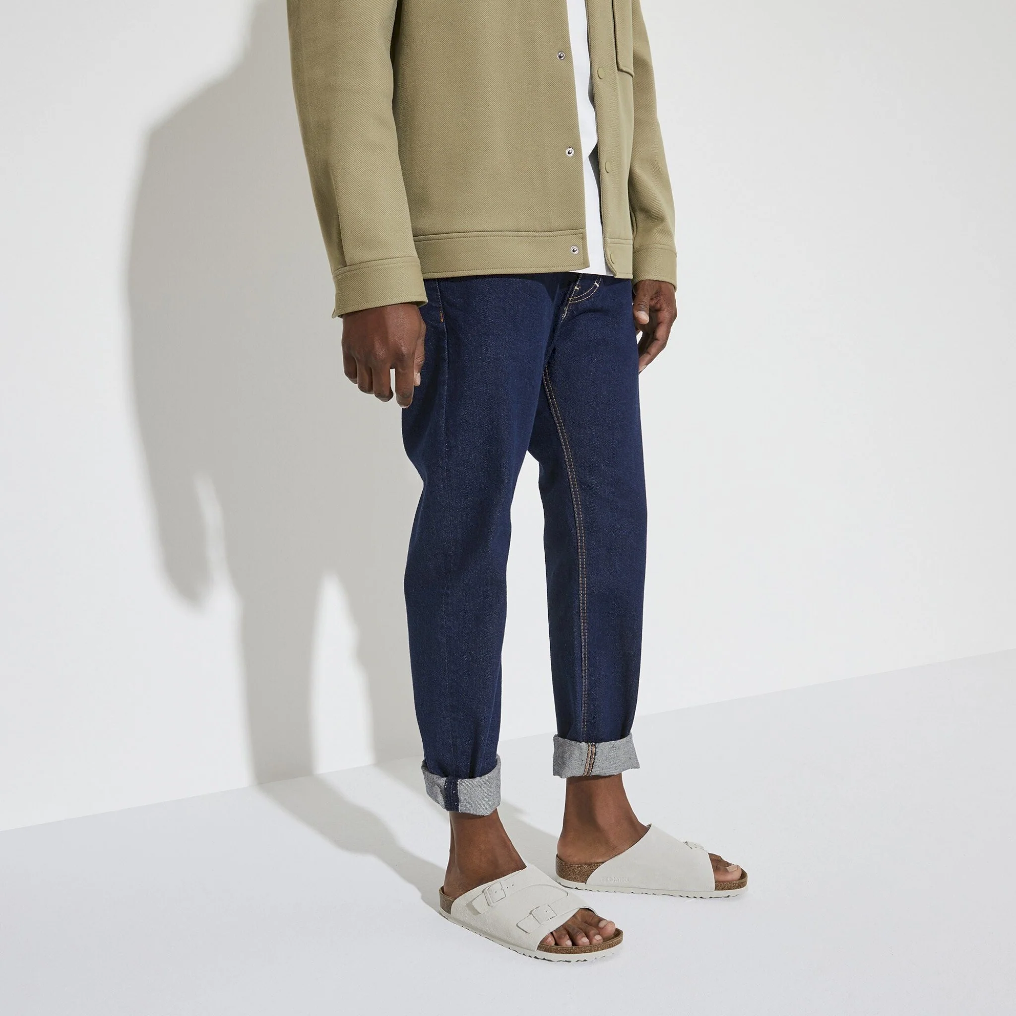 Zürich antique white, suede leather - calz. s - immagine 5