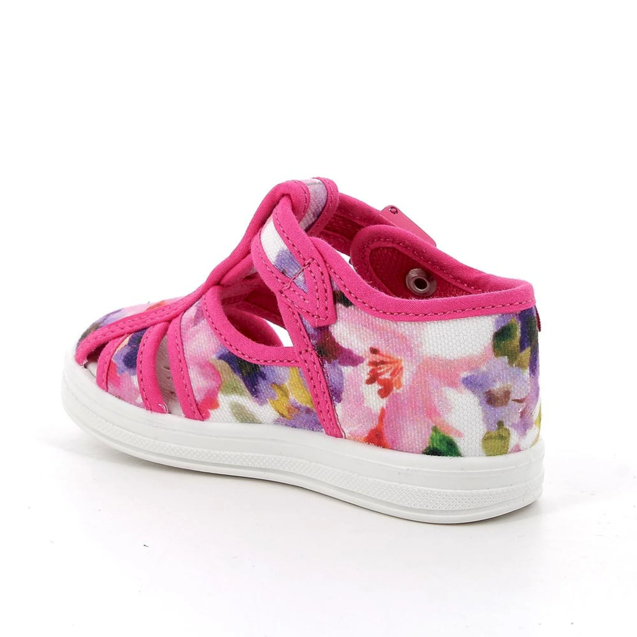 Sandali da bambina viola-fuxia - immagine 4