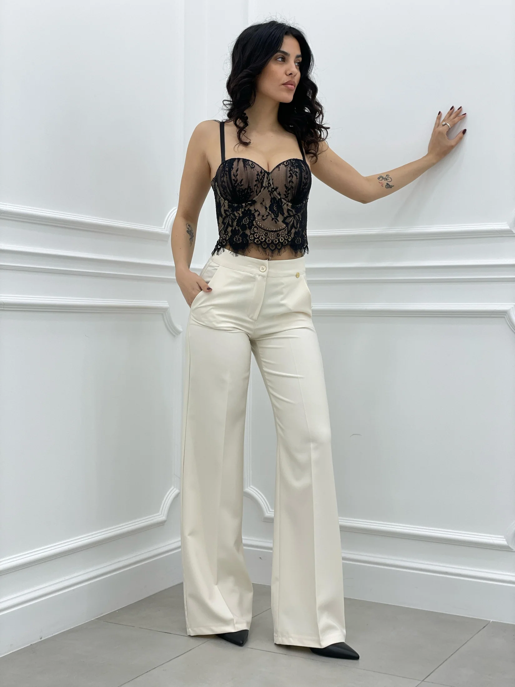 PANTALONE PALAZZO TOP QUALITY NEW COLLECTION - immagine 7