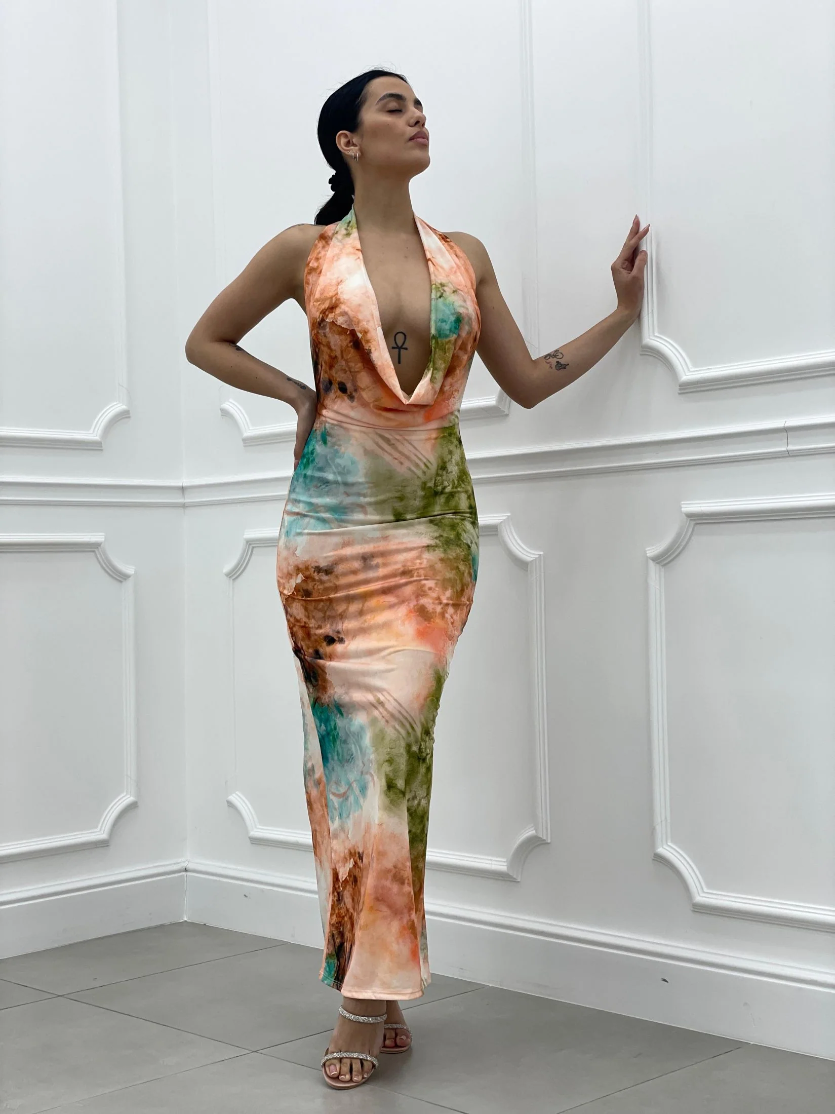 ABITO FANTASIA MULTICOLOR NEW COLLECTION - immagine 4