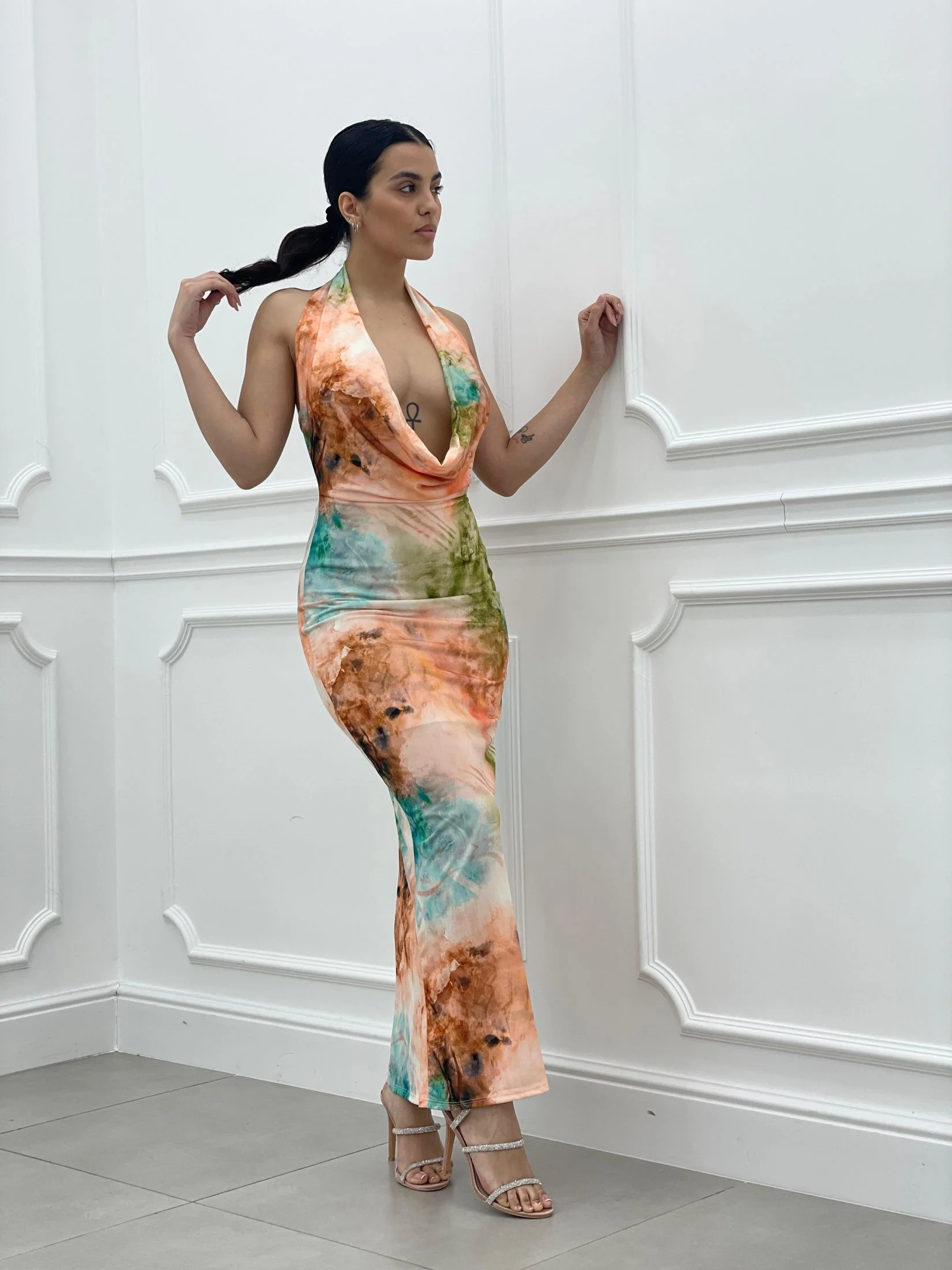 ABITO FANTASIA MULTICOLOR NEW COLLECTION - immagine 2