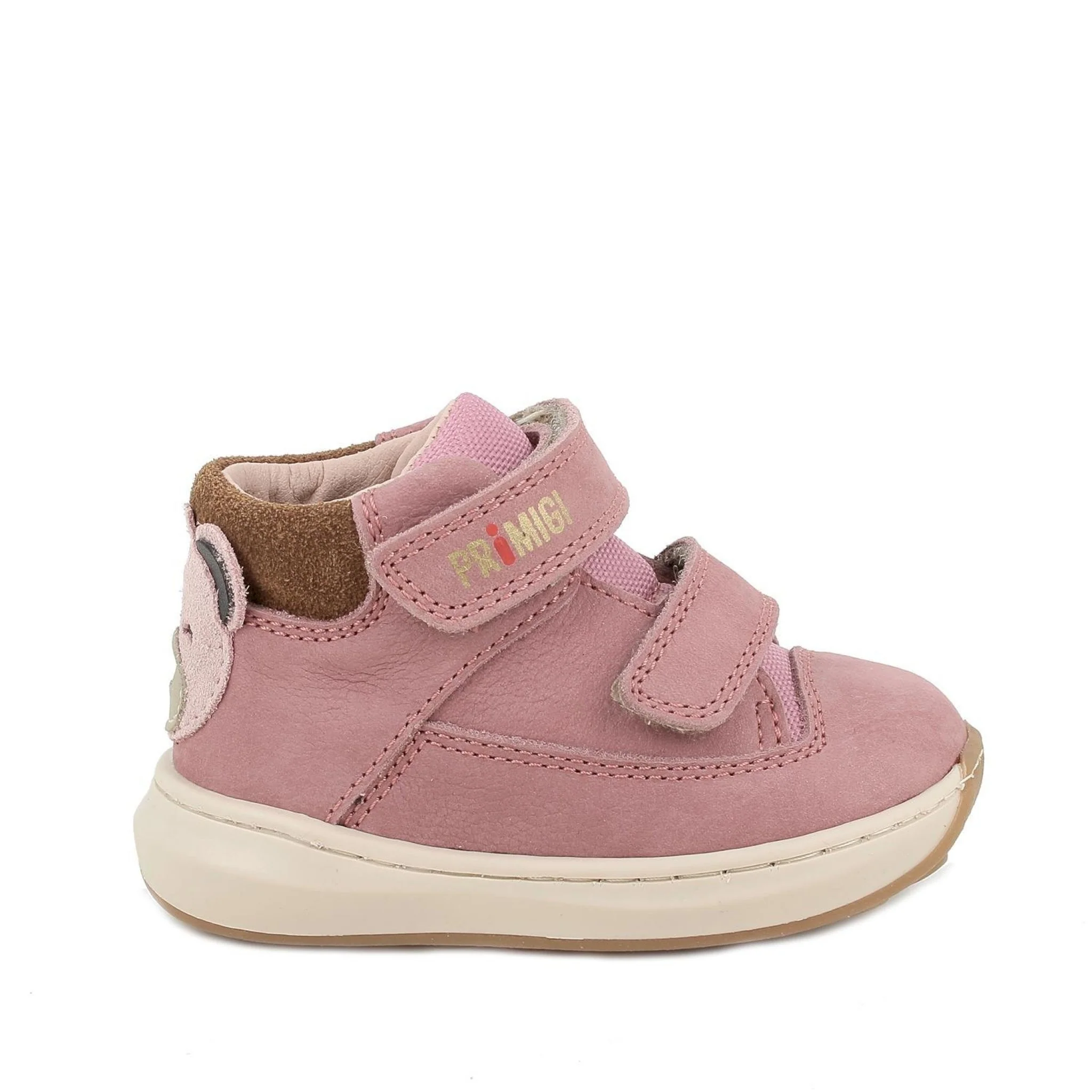 Scarpe da bambina rosa con strap - immagine 2