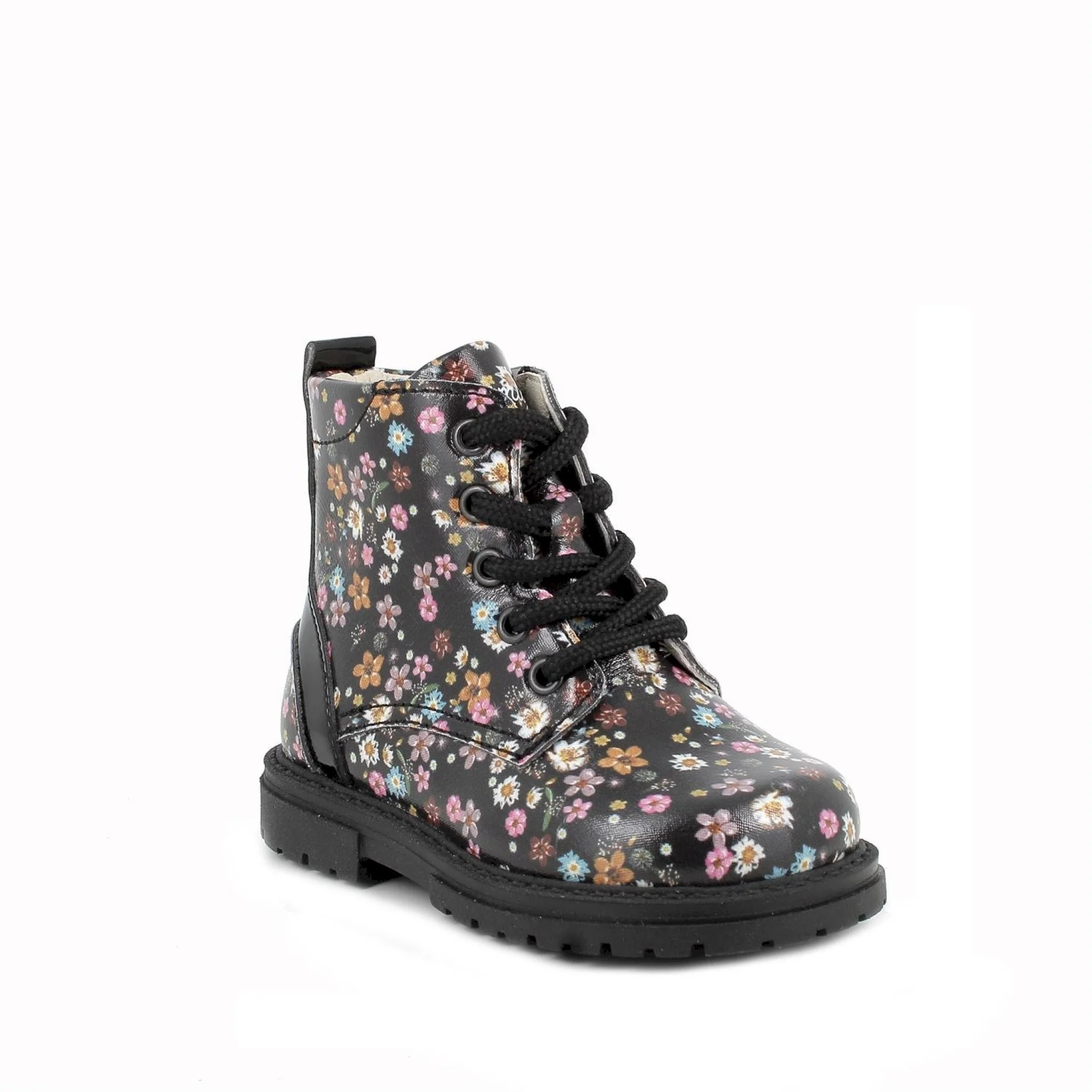 Anfibi da bambina nero multicolor - immagine 3