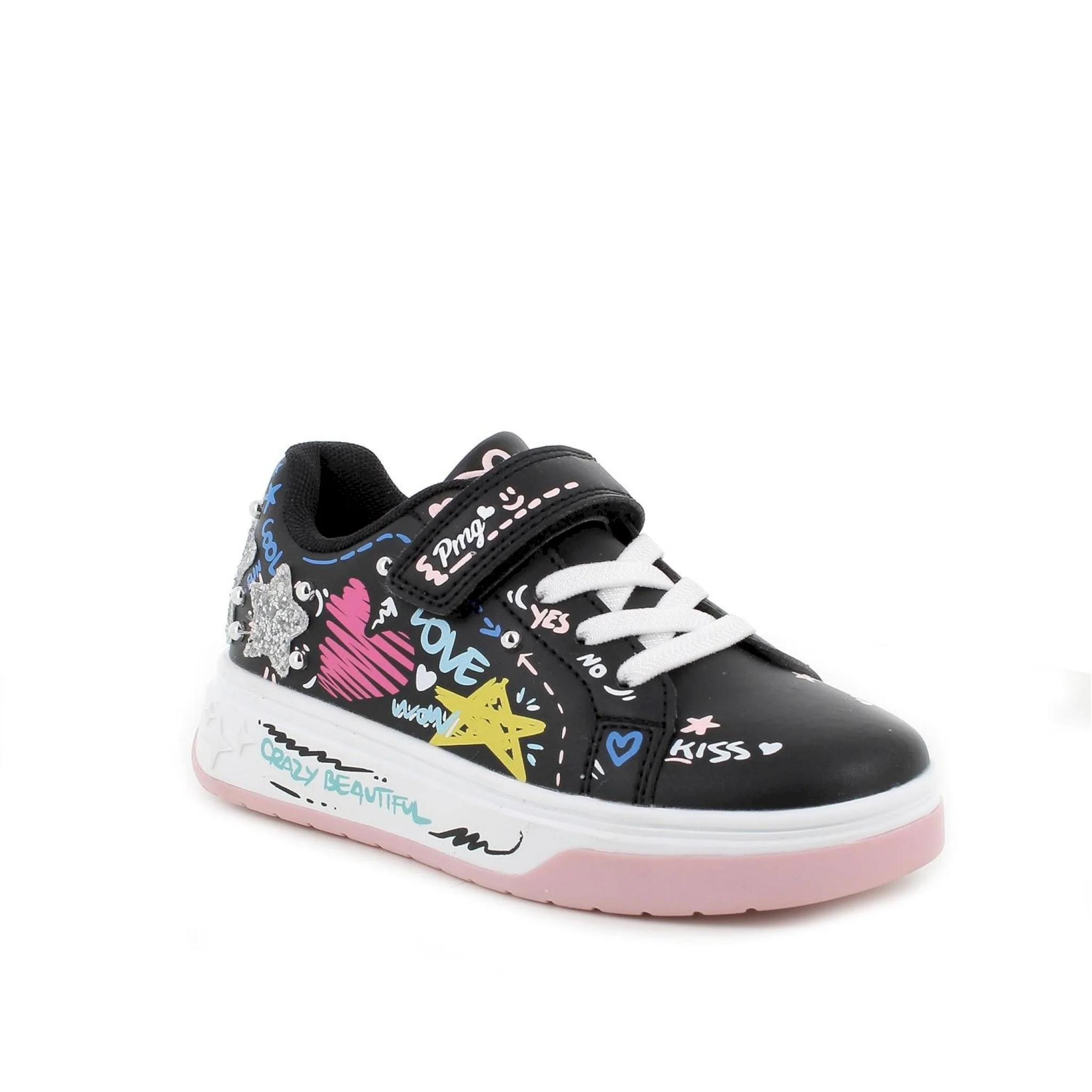 Sneakers da bambina nero - immagine 3