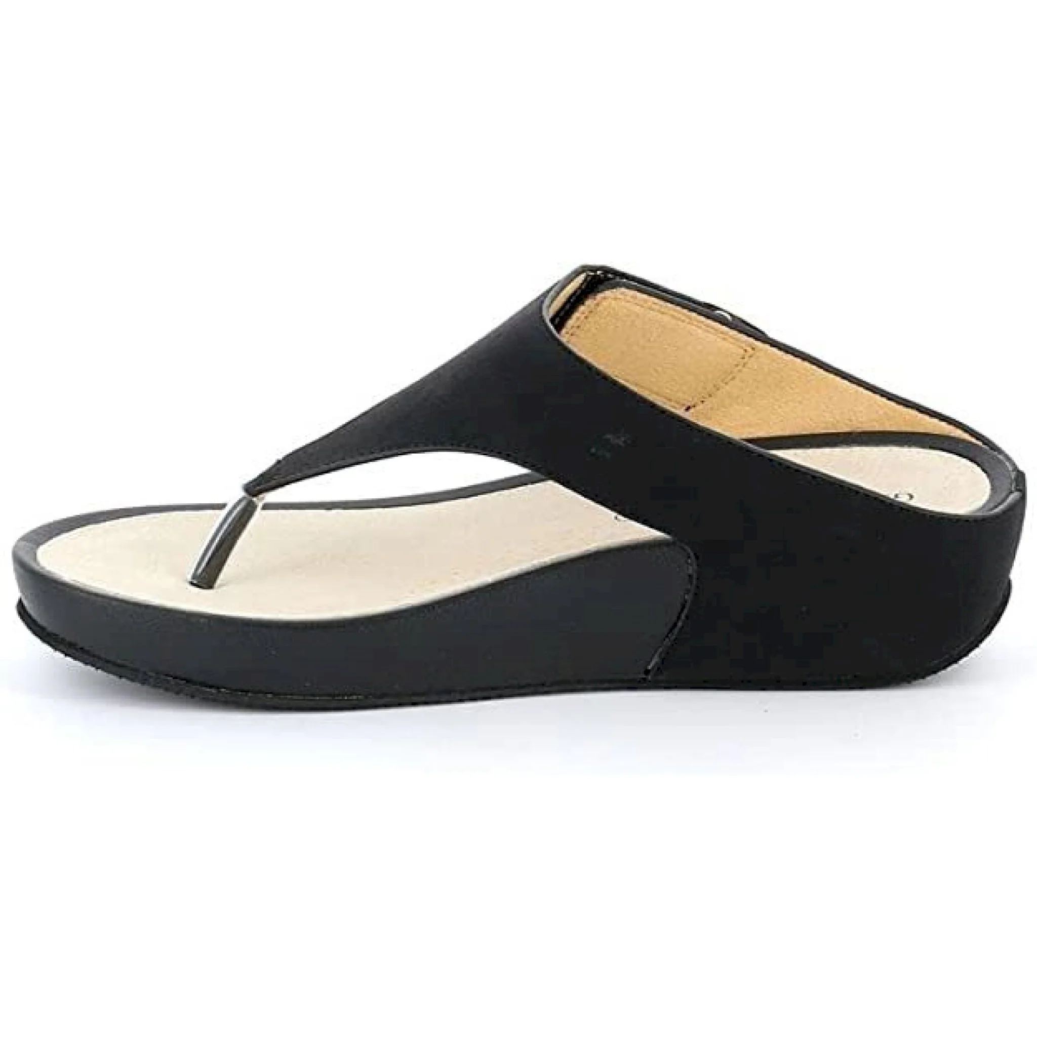 Dira ciabatta infradito donna con zeppa - immagine 6