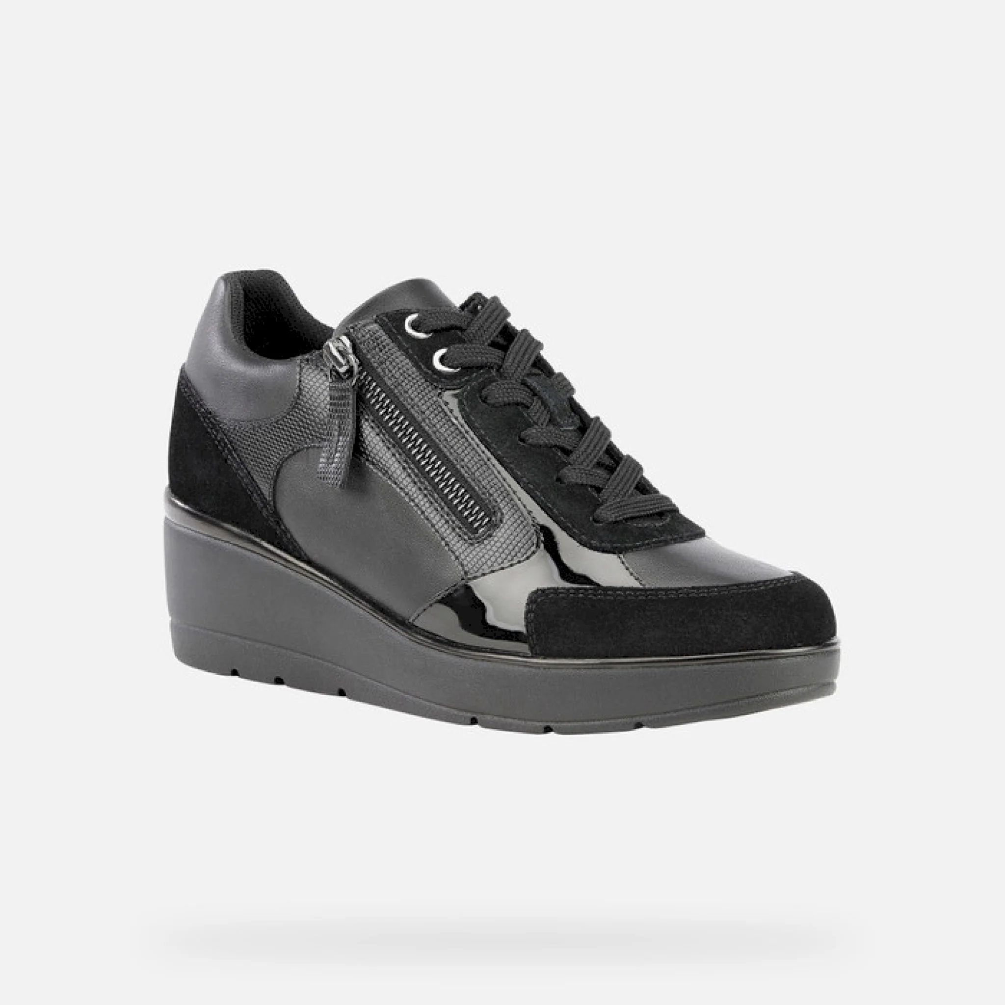 Geox ilde sneakers zeppa cerniera - immagine 5