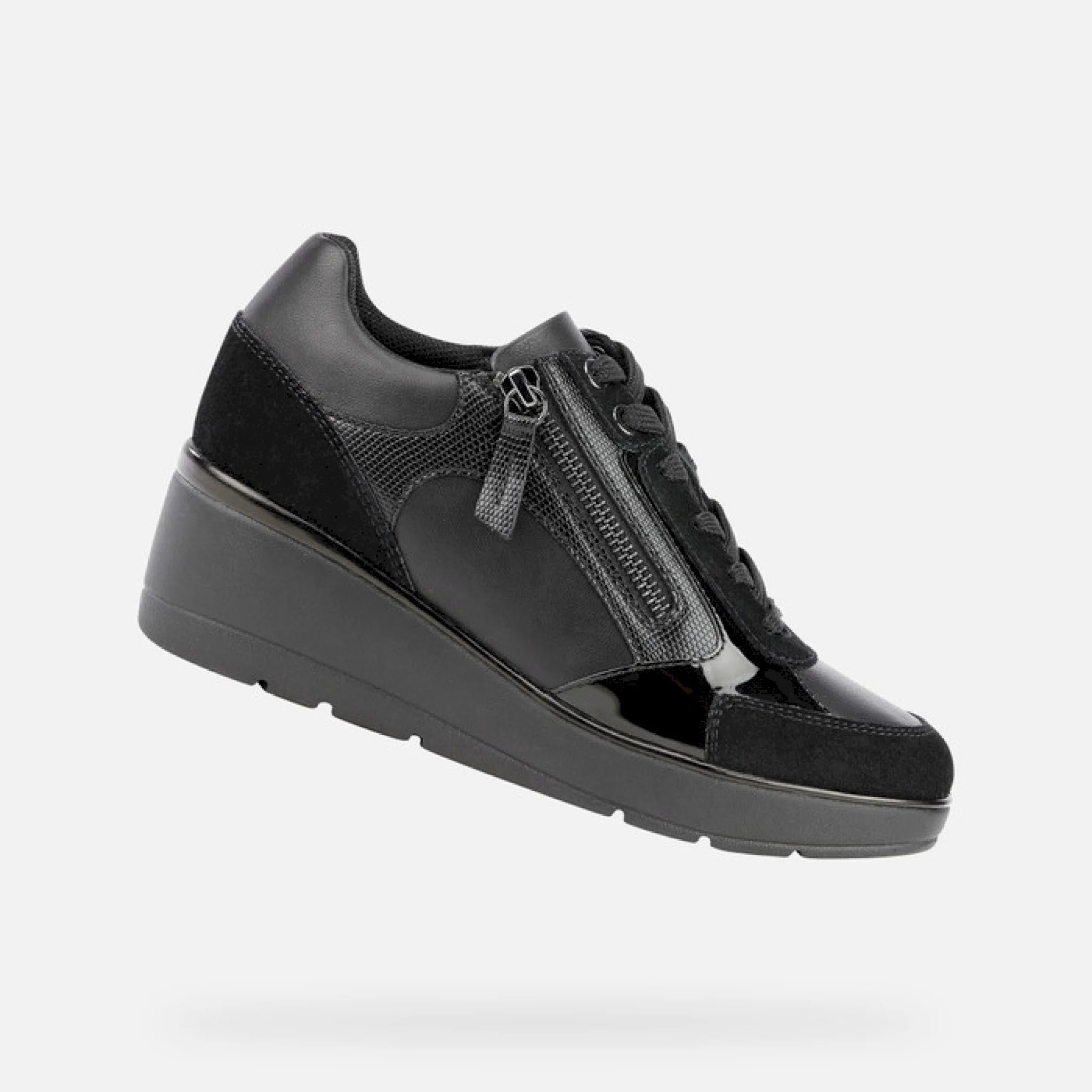 Geox ilde sneakers zeppa cerniera - immagine 6