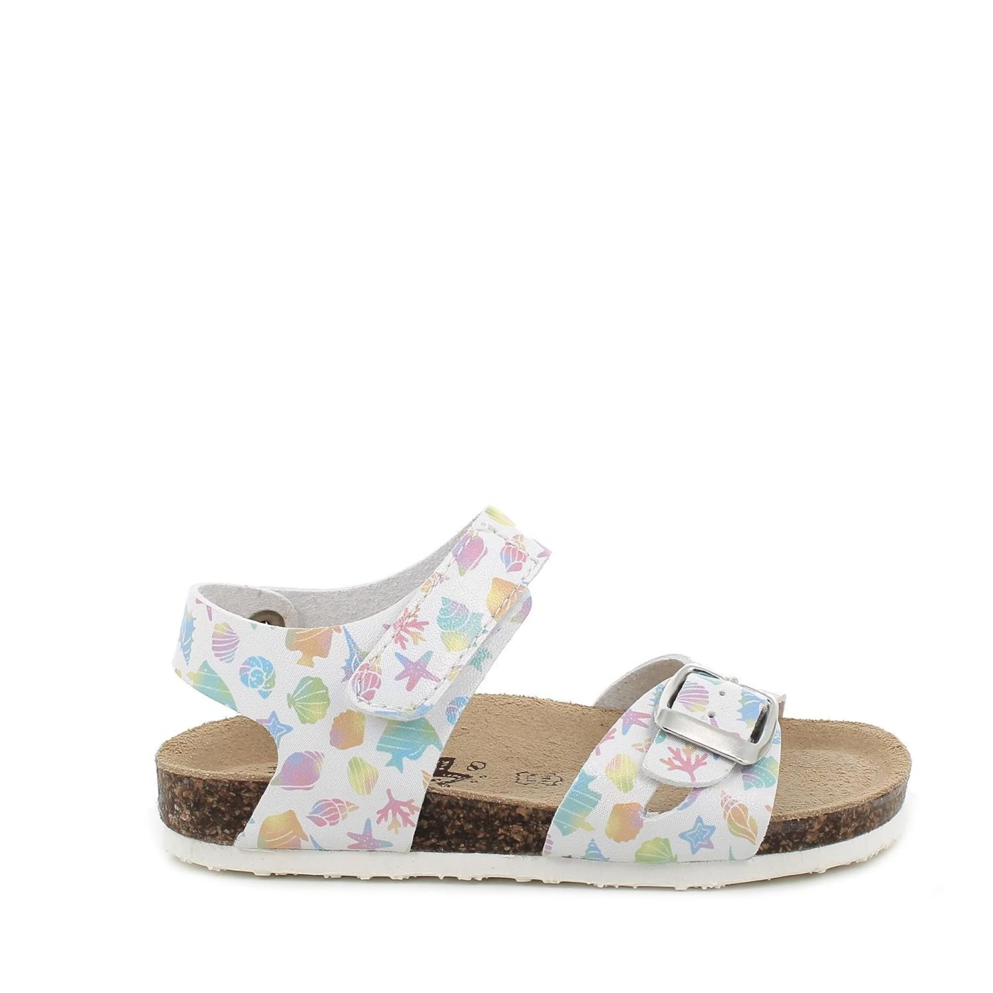 Sandali da bambina lilla multicolor - immagine 5