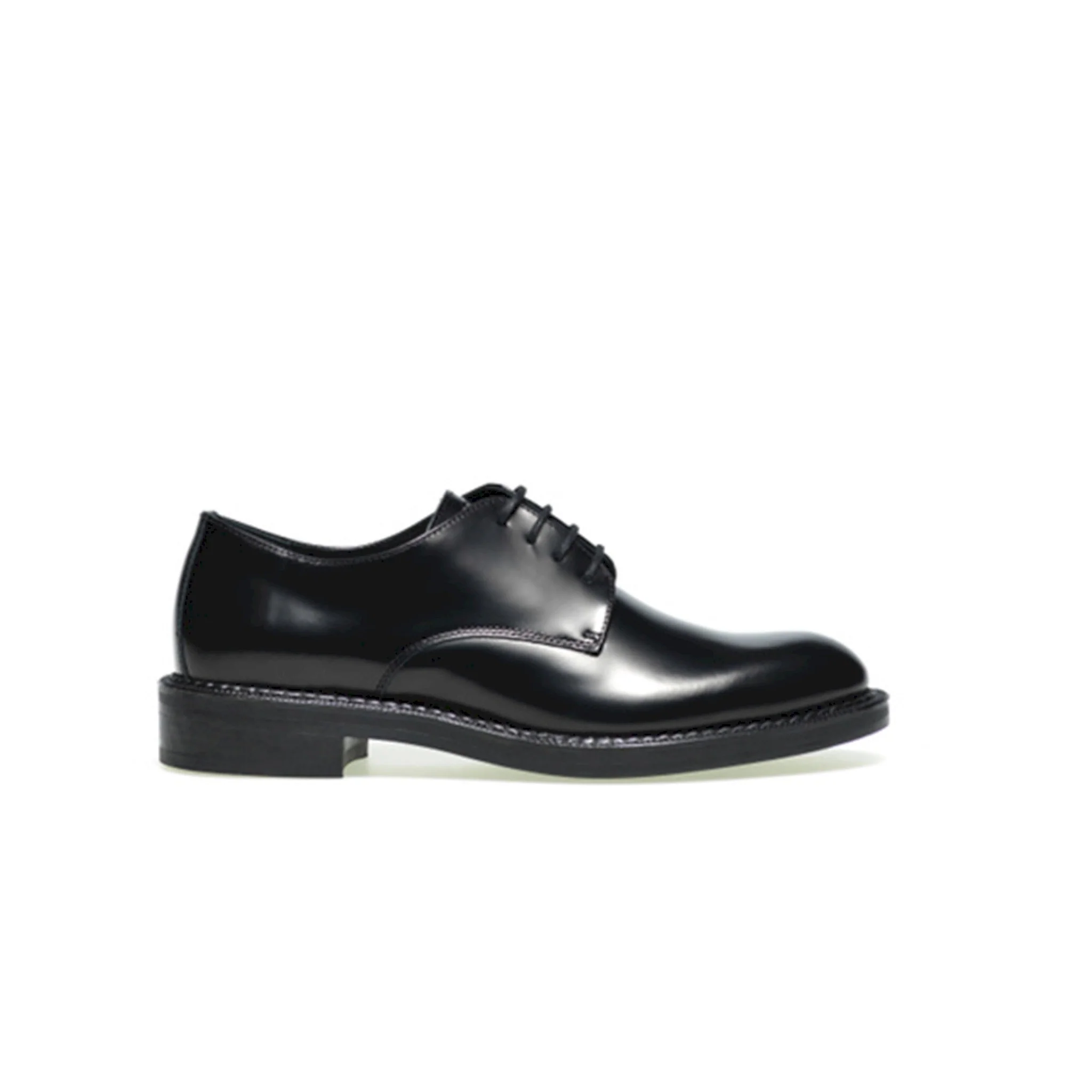Derby liscia in pelle semi-lucida - immagine 2