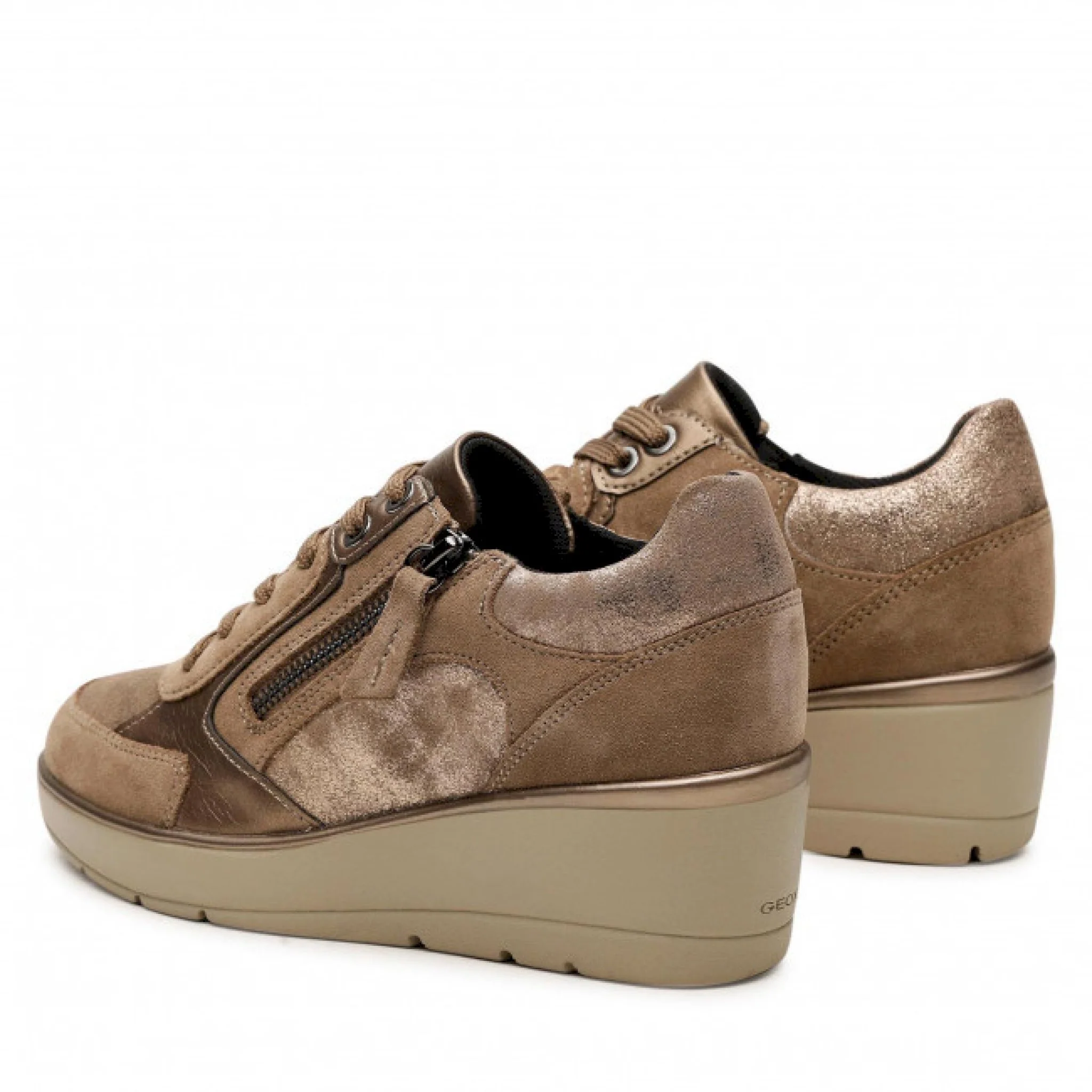 Geox ilde sneakers zeppa cerniera - immagine 3