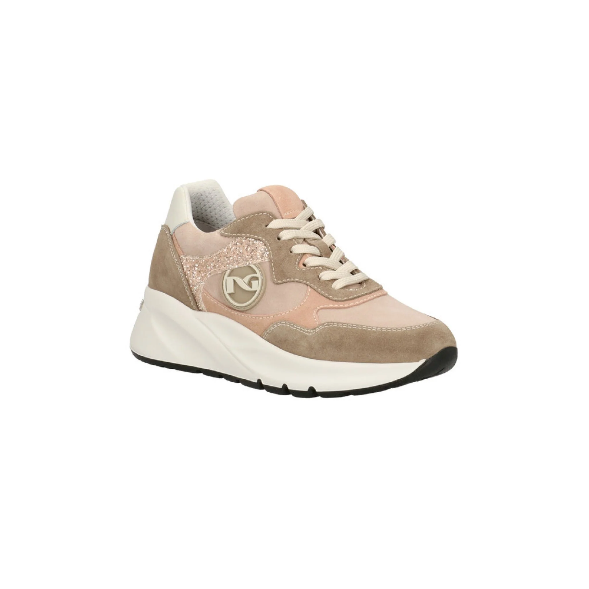 Sneaker donna in pelle - immagine 4