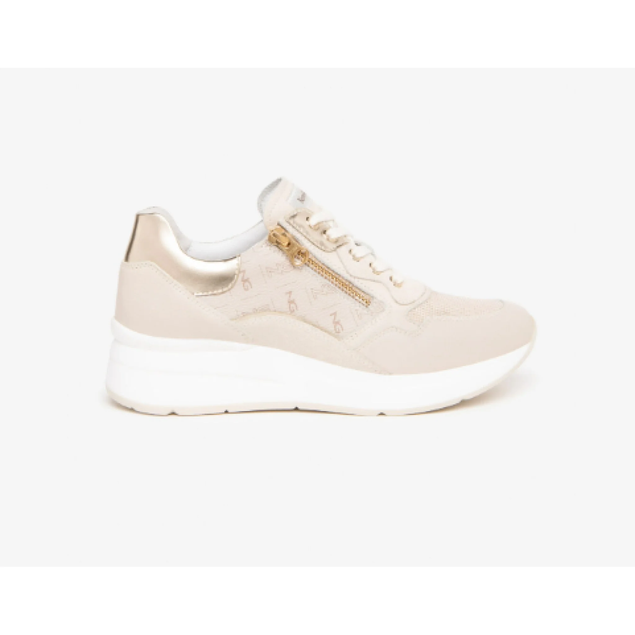 Sneakers donna in pelle e camoscio - immagine 2
