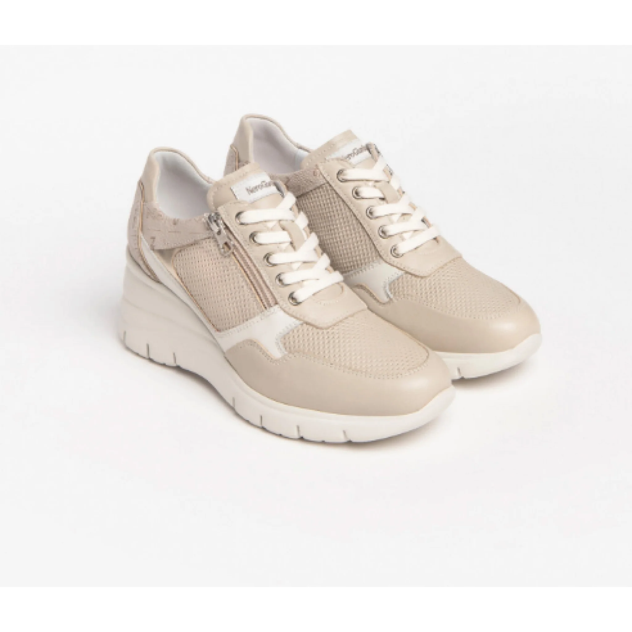 Sneakers donna in pelle - immagine 3