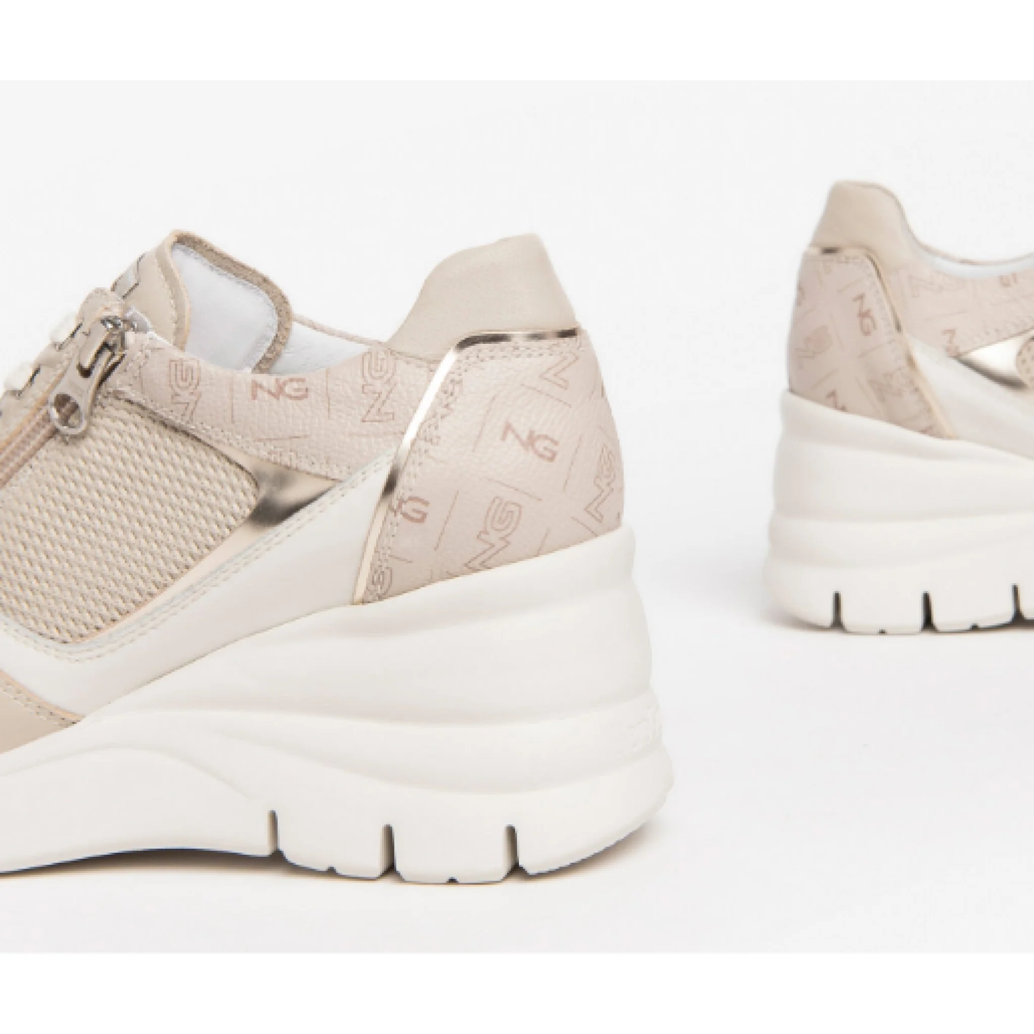 Sneakers donna in pelle - immagine 5