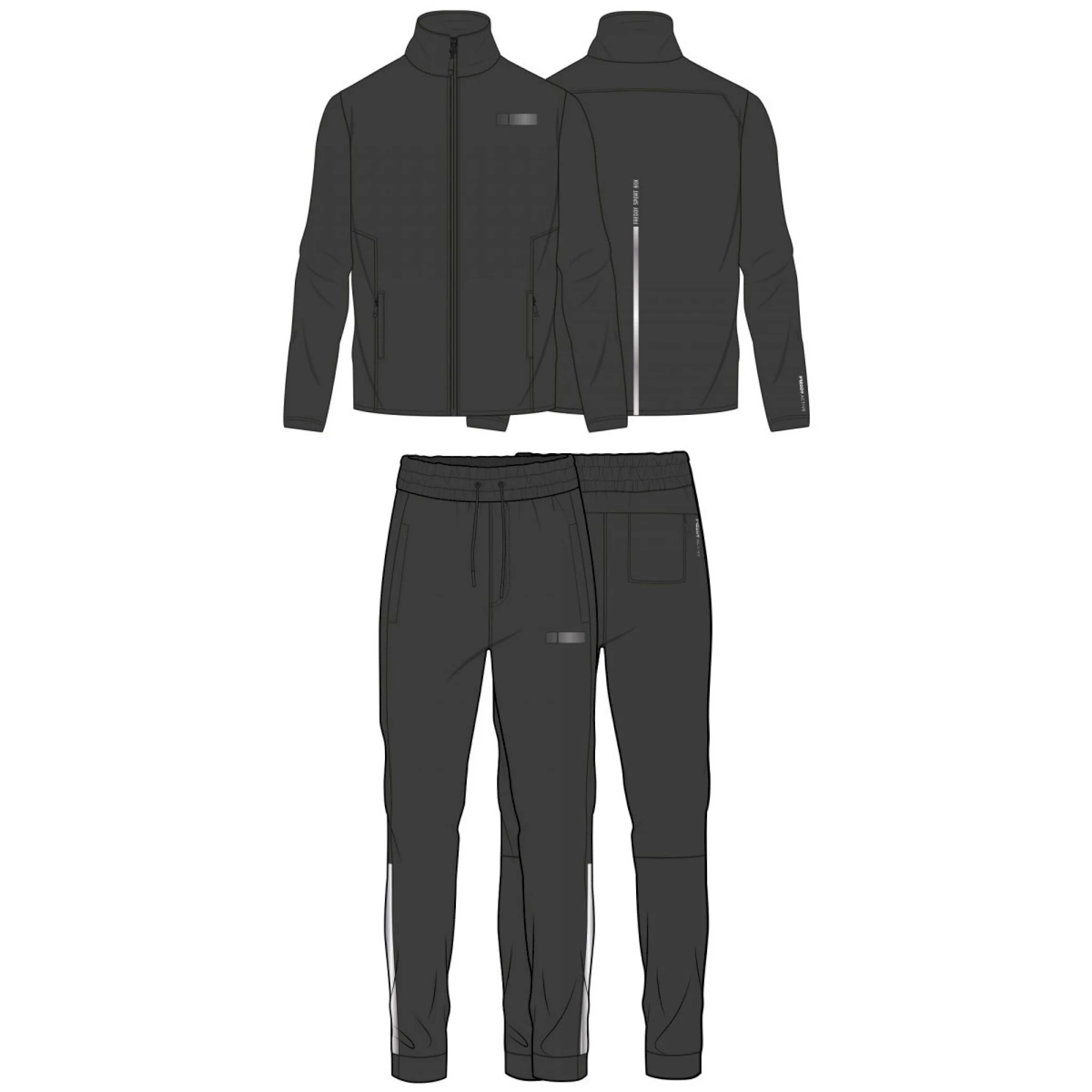 Freddy tuta felpata fullzip - immagine 2