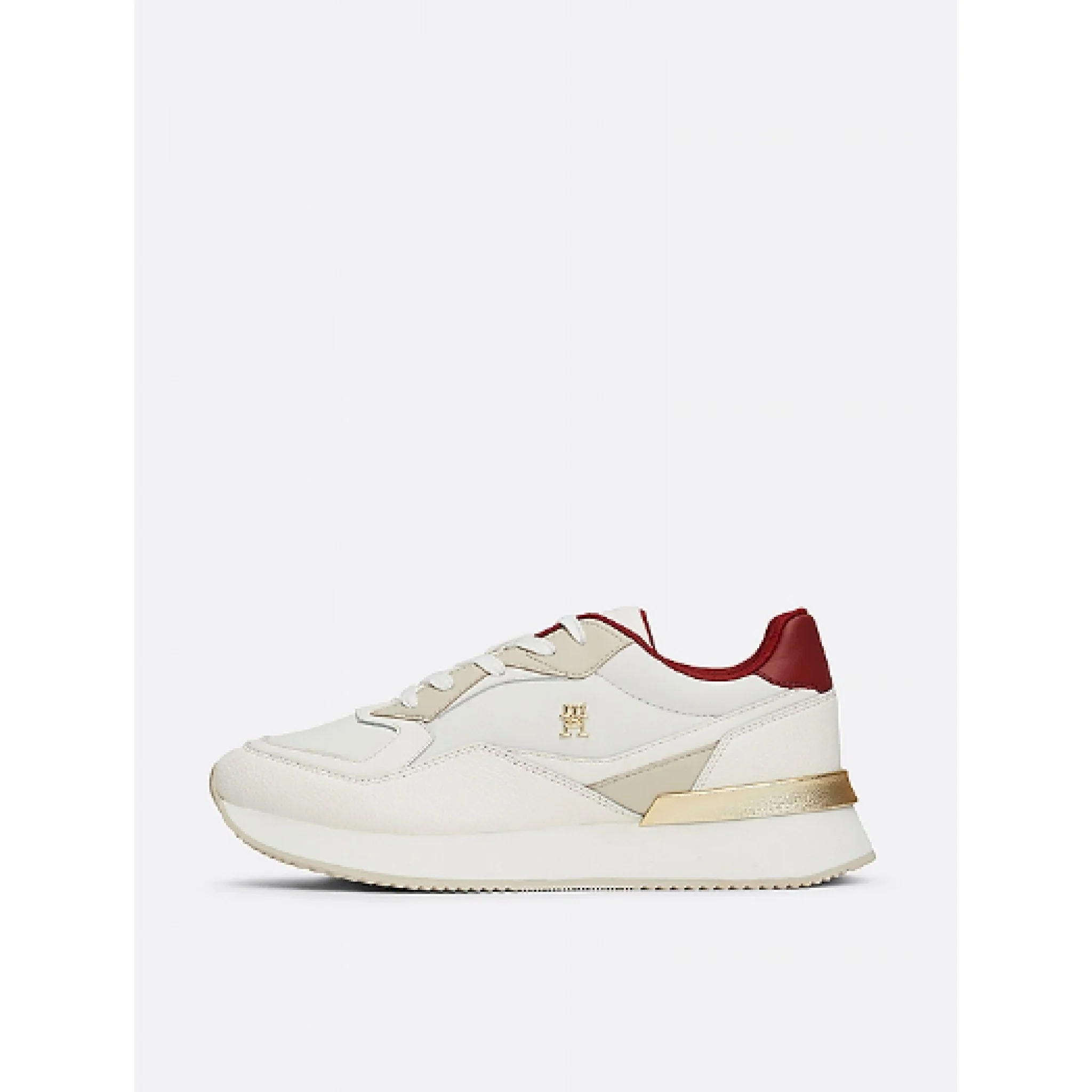 Sneakers con suola alta e monogramma th - immagine 3