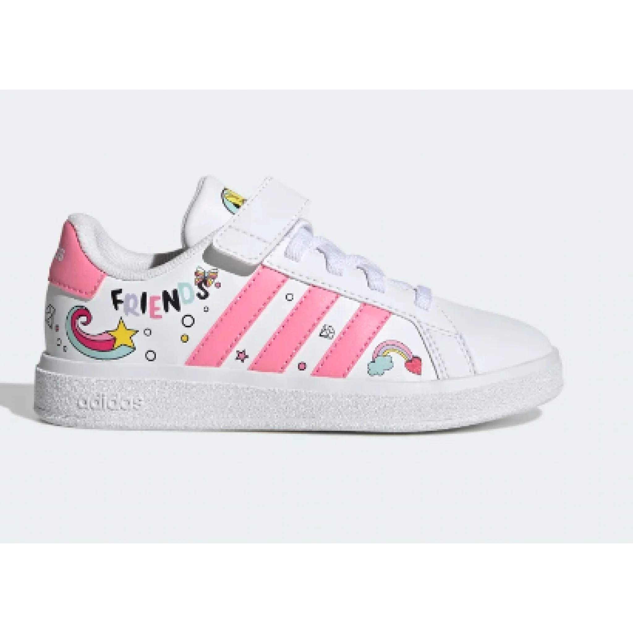 adidas x disney grand court minnie mouse elastic laces top strap - immagine 2