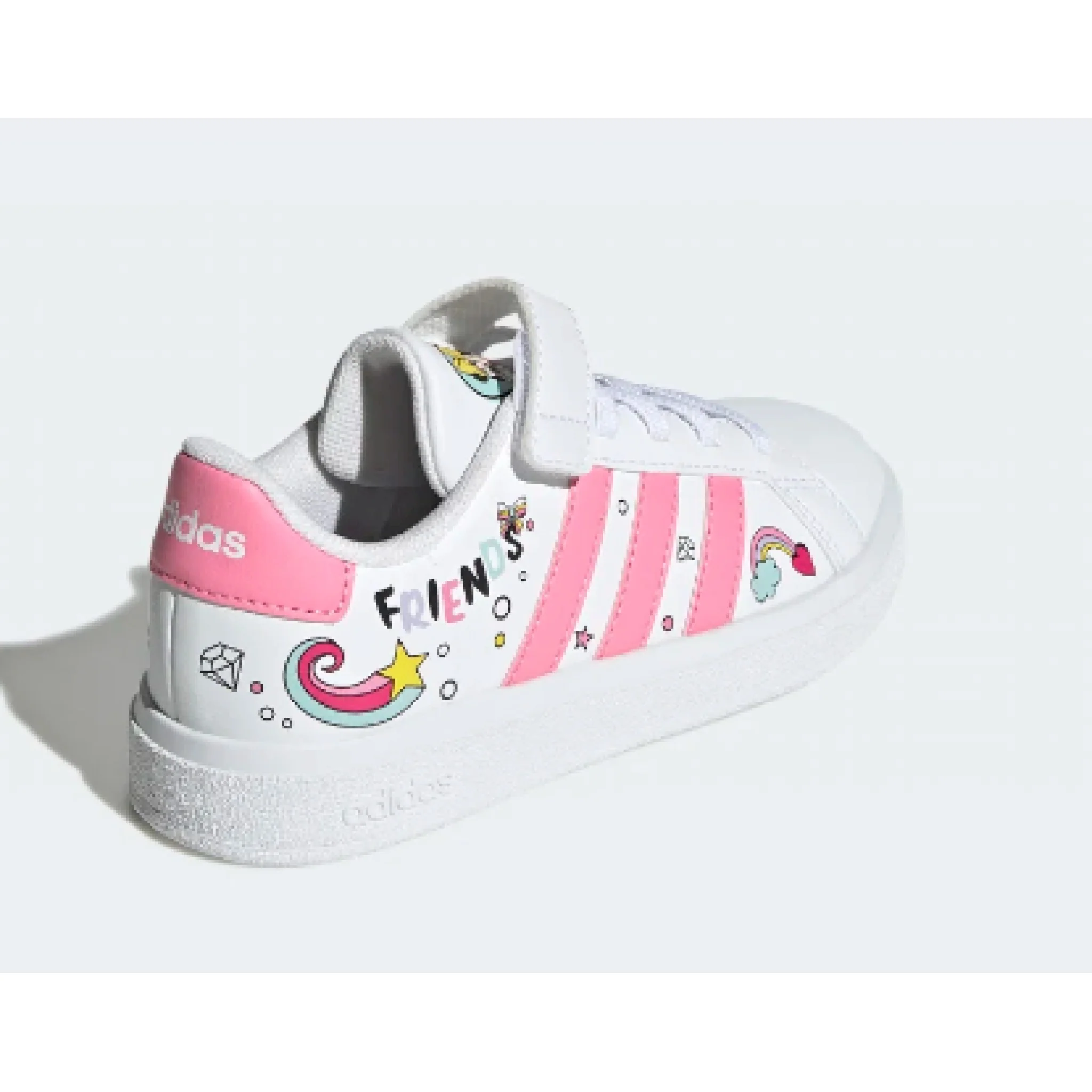 adidas x disney grand court minnie mouse elastic laces top strap - immagine 5